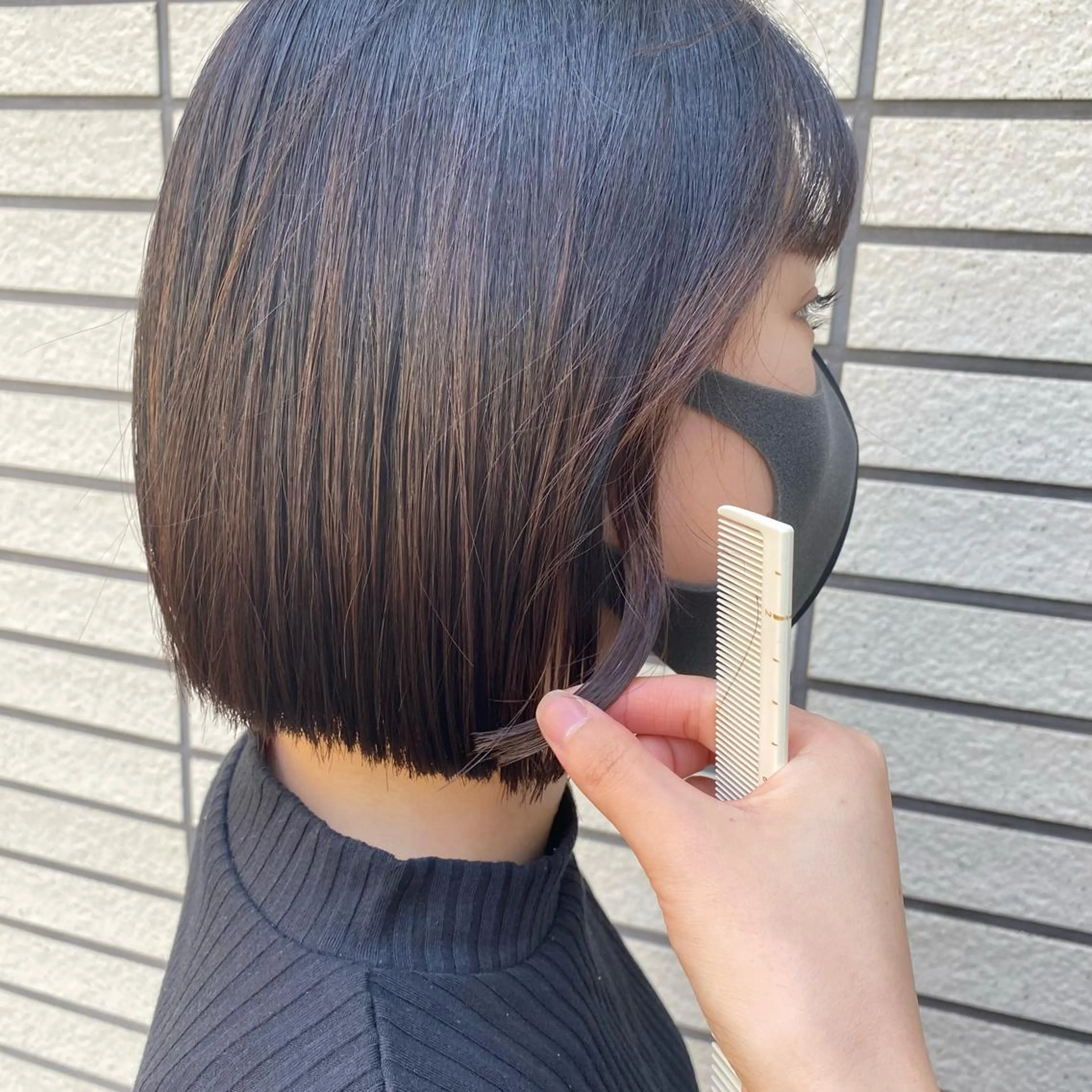 ショート カット トリートメント RURI韓国ボブ 🇰🇷タッセルボブのヘアスタイル