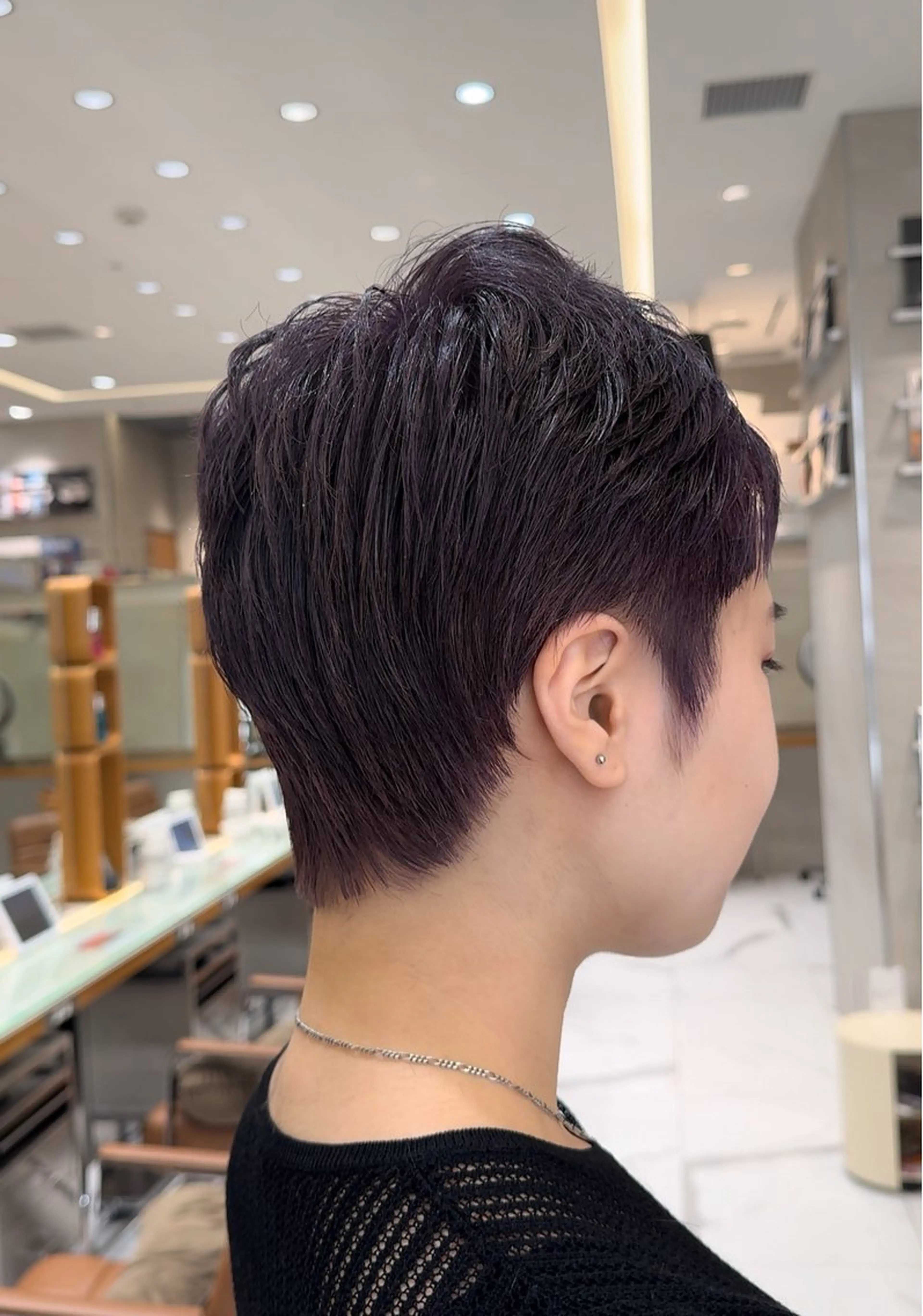 ショート カラー ラベンダーカラー パープルカラー 新宿/ハイトーン /パーマ/戸羽のヘアスタイル