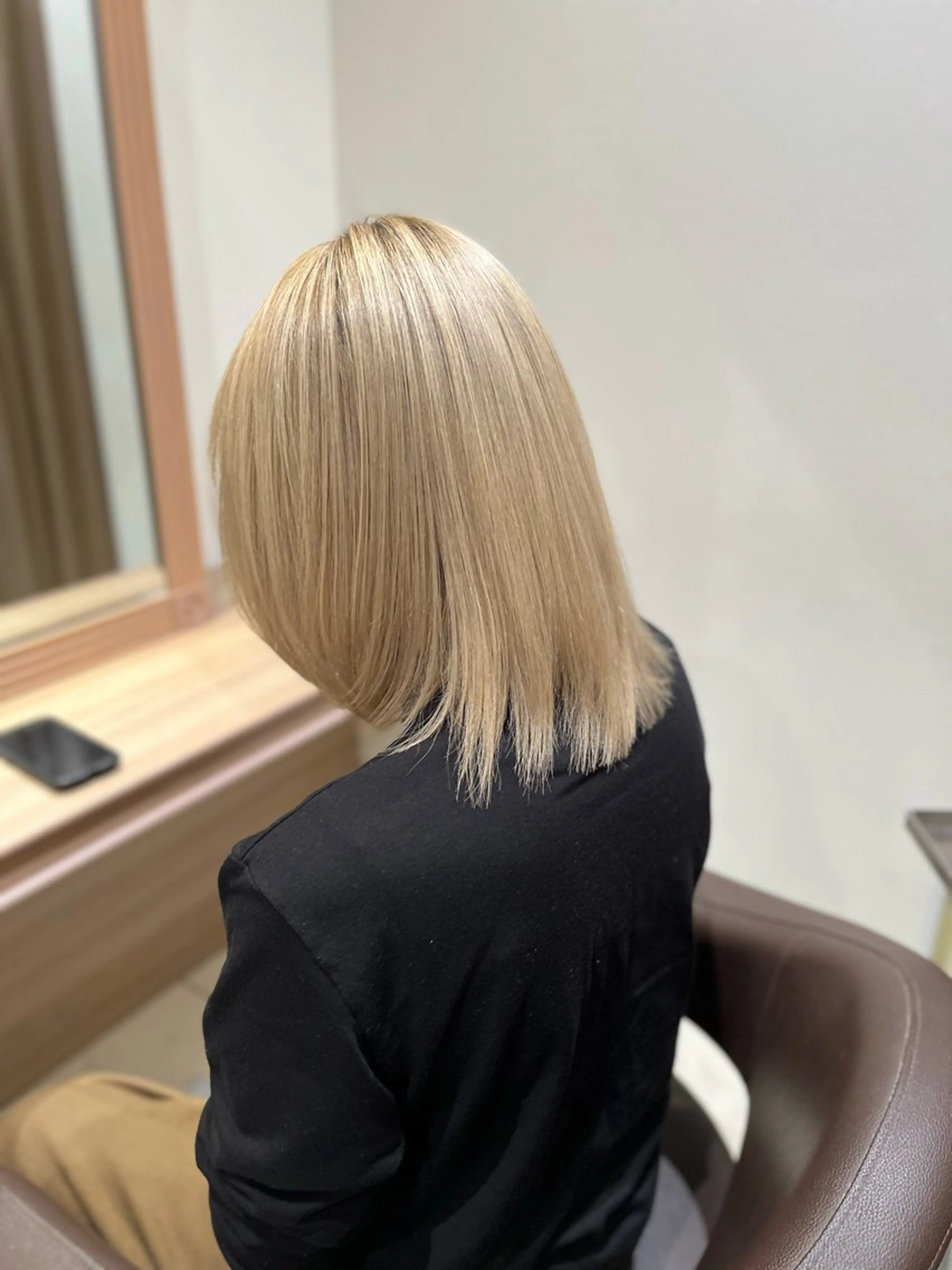 ミディアム カラー 髪質改善 トリートメント 【メンズパーマ✨️ フェザーパーマ】岩城のヘアスタイル