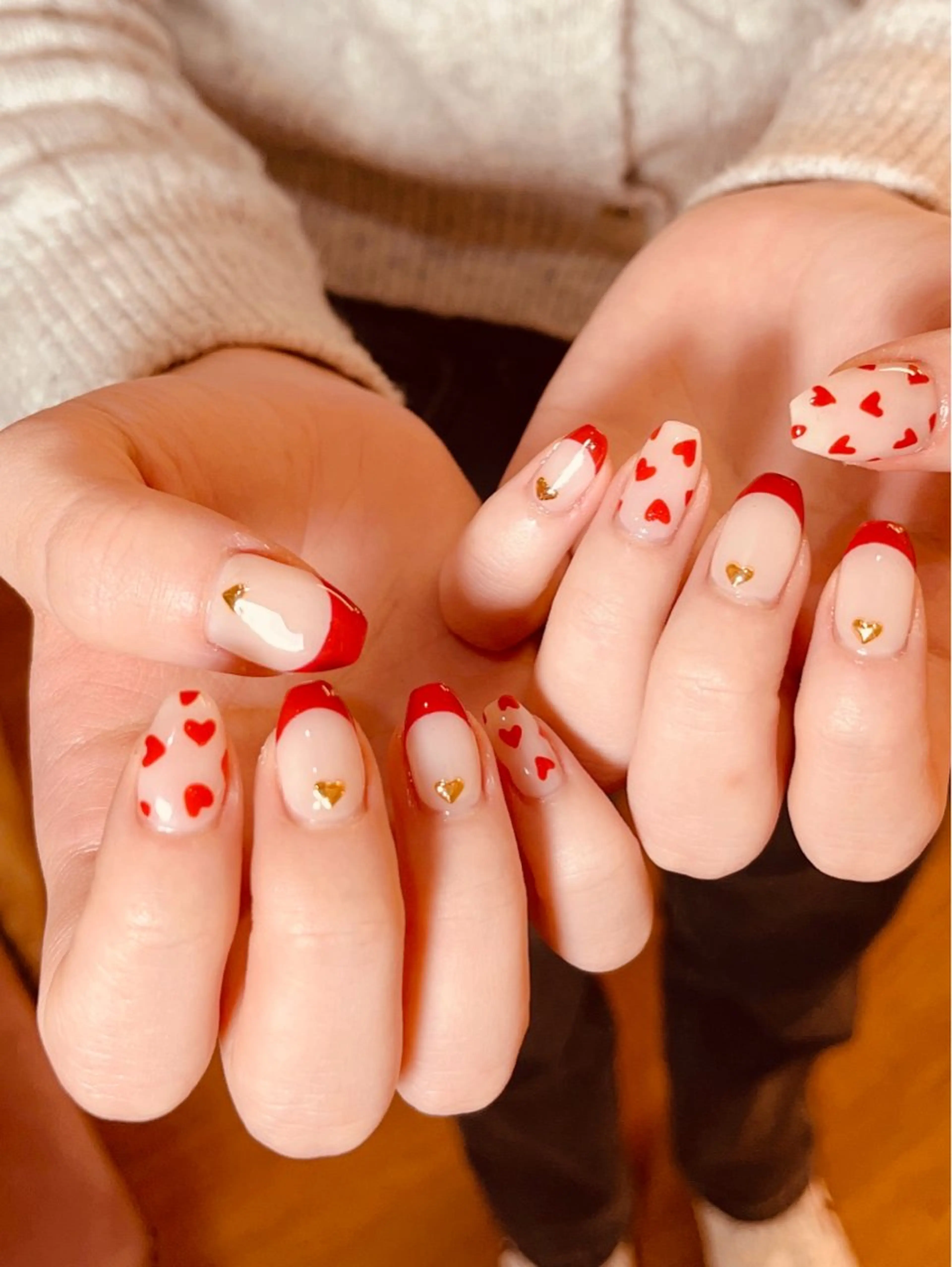 ネイル ハンドネイル LOVE NAIL 💕Sonoのネイルデザイン