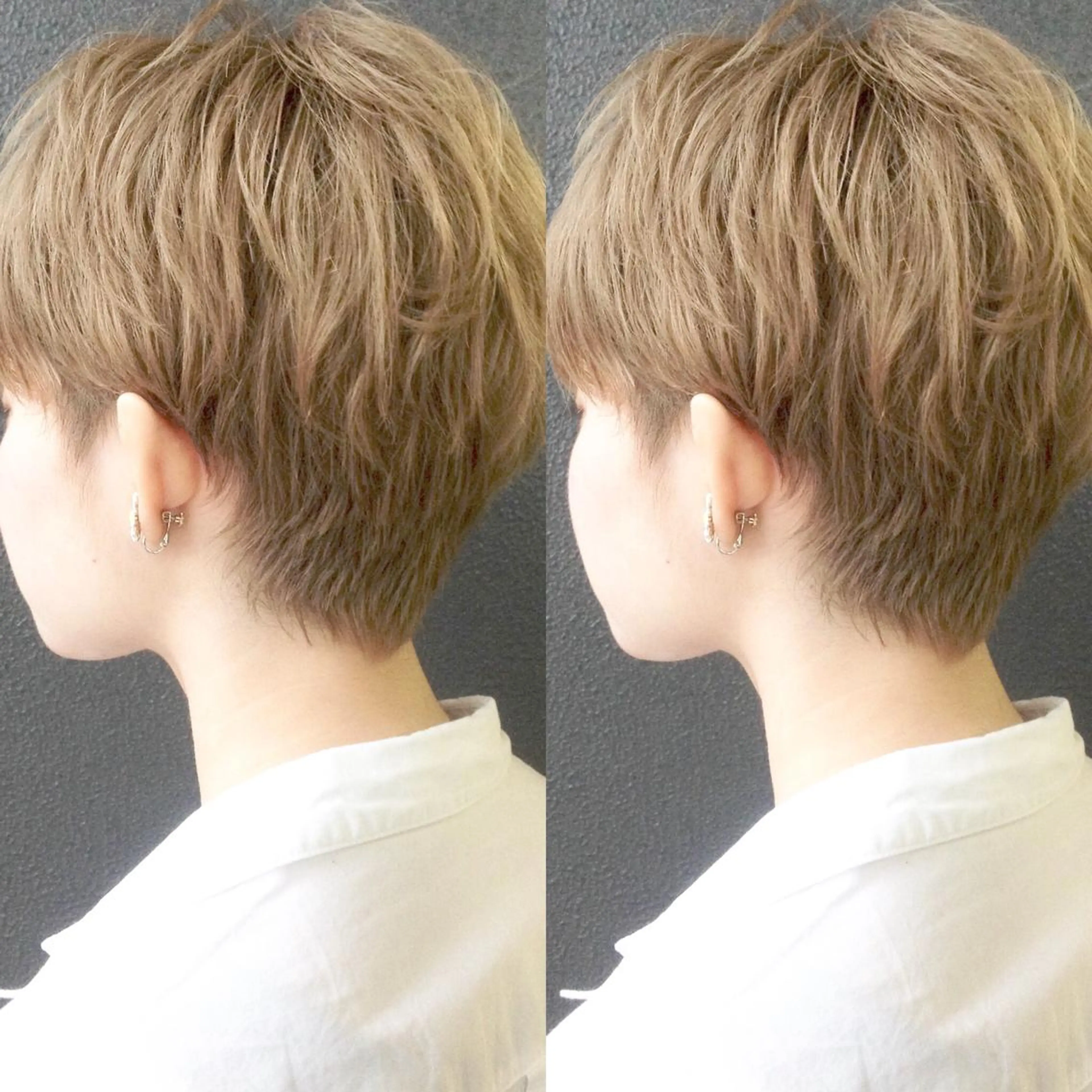 ショート カラー パーマ Memories水天宮前所属・花渕 俊彦のヘアスタイル