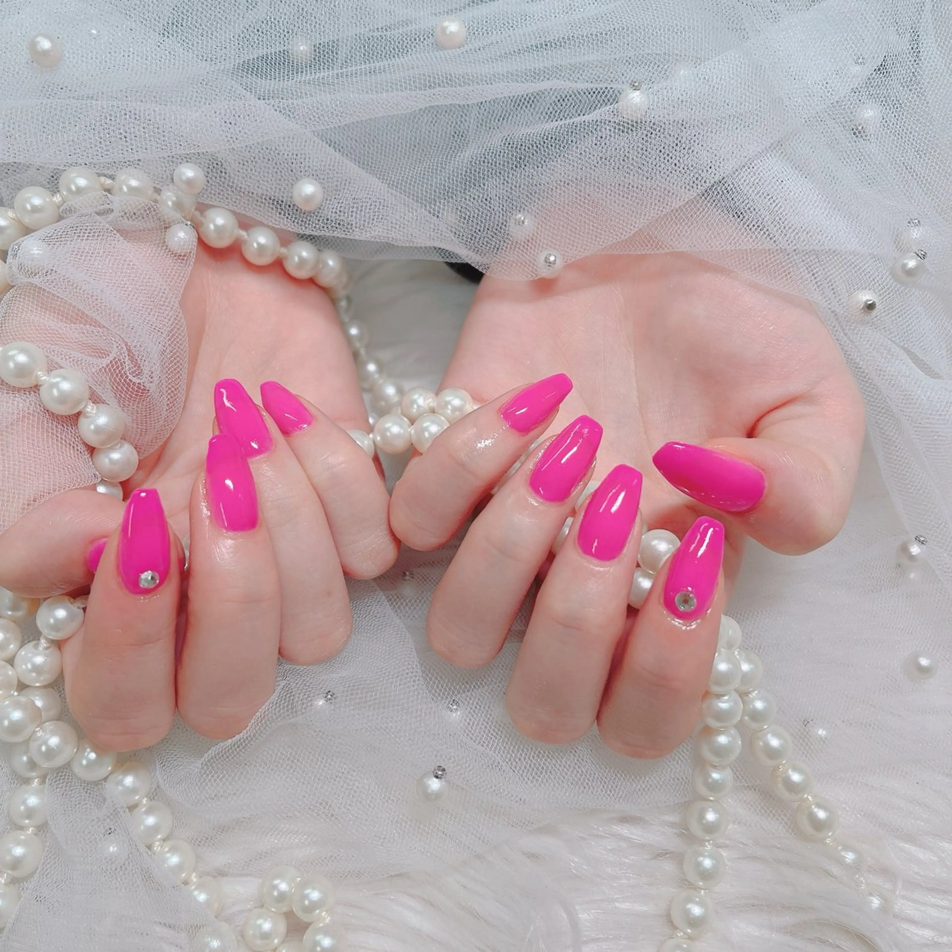 ネイル ワンカラーネイル 💛KAREN‪ 🪄新宿✨nailのネイルデザイン