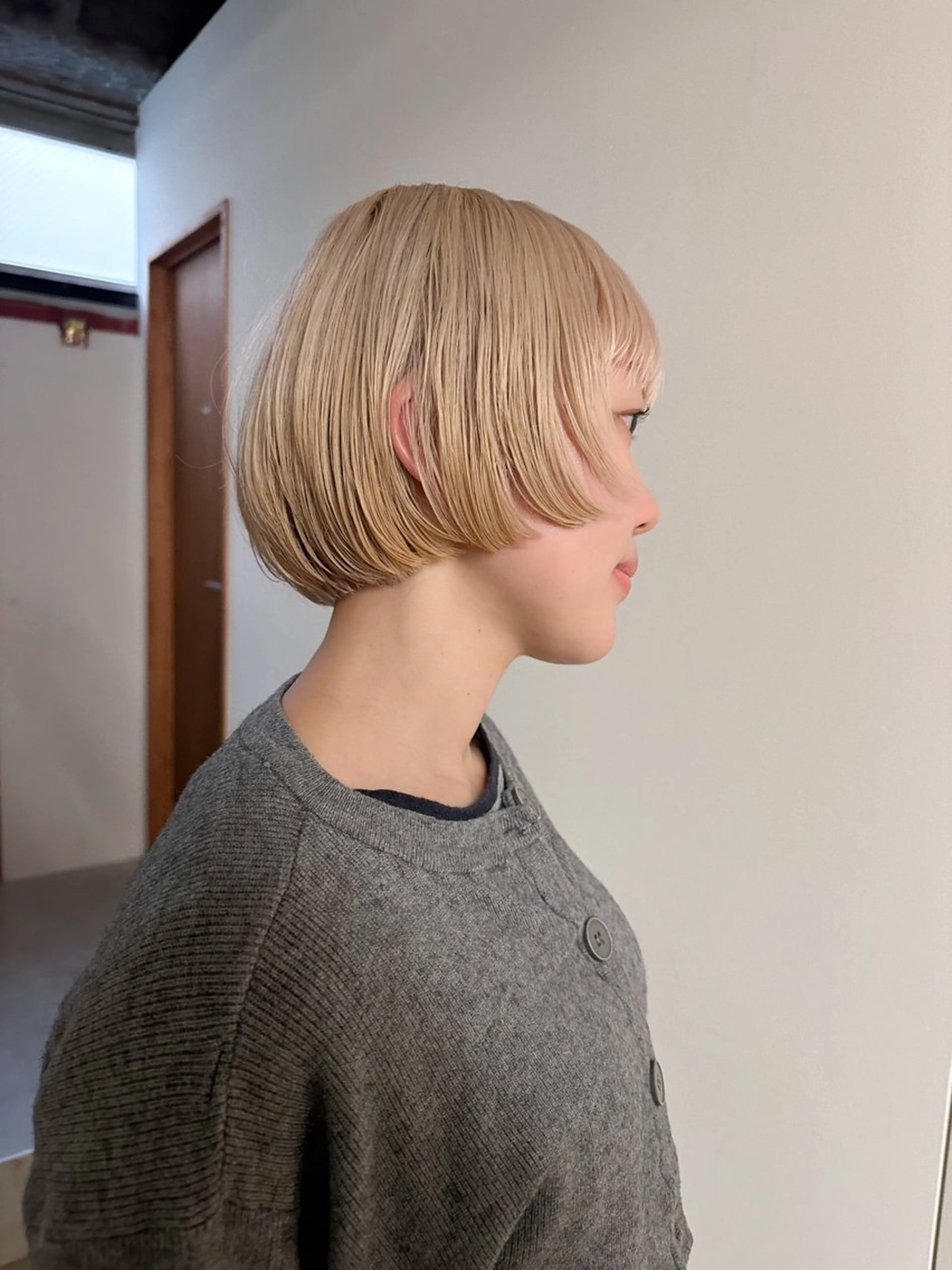 ショート ボブ 藤原 直希のヘアスタイル