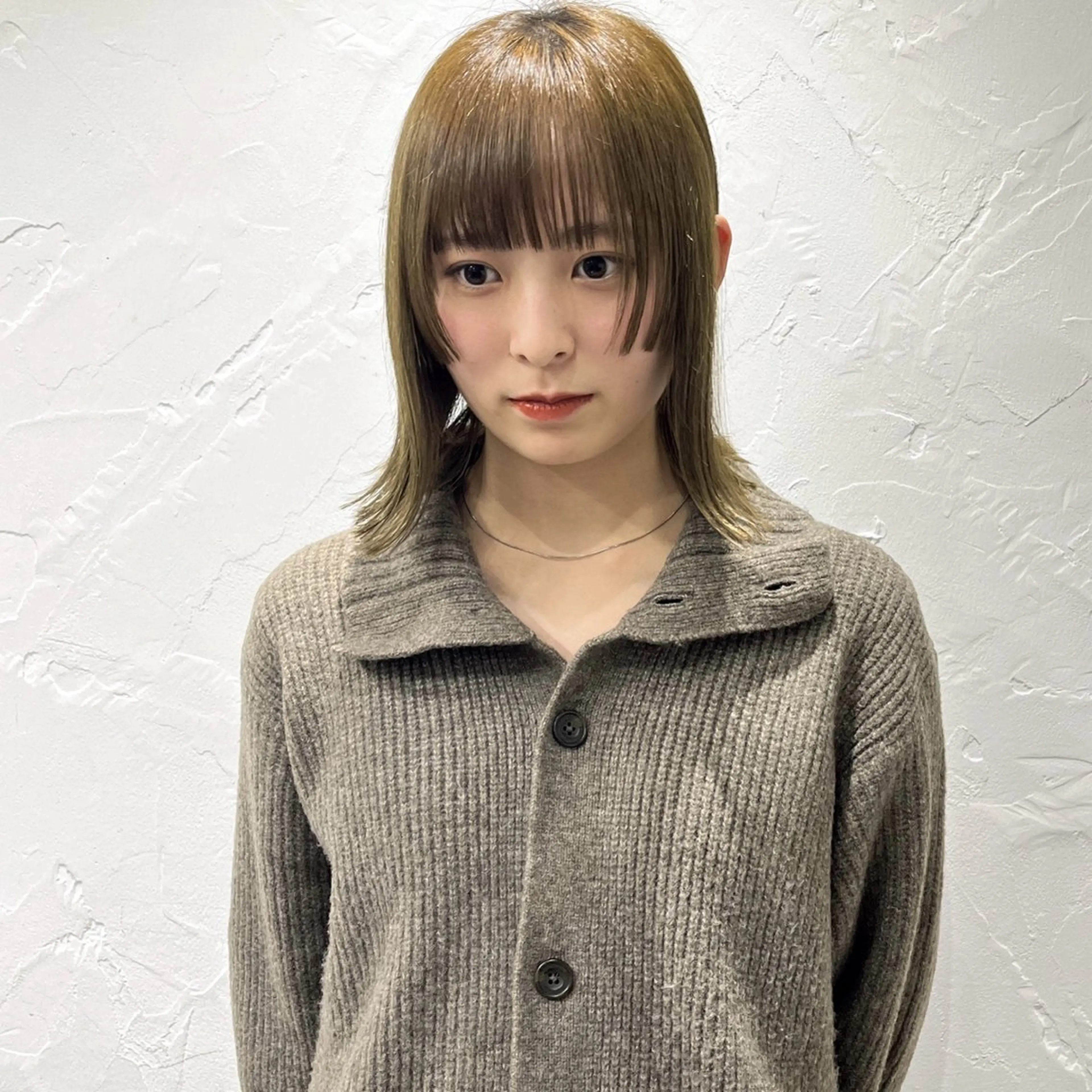 ショート ボブ 顔周りカット 伸ばしかけ 無料カットモデル ユナのヘアスタイル