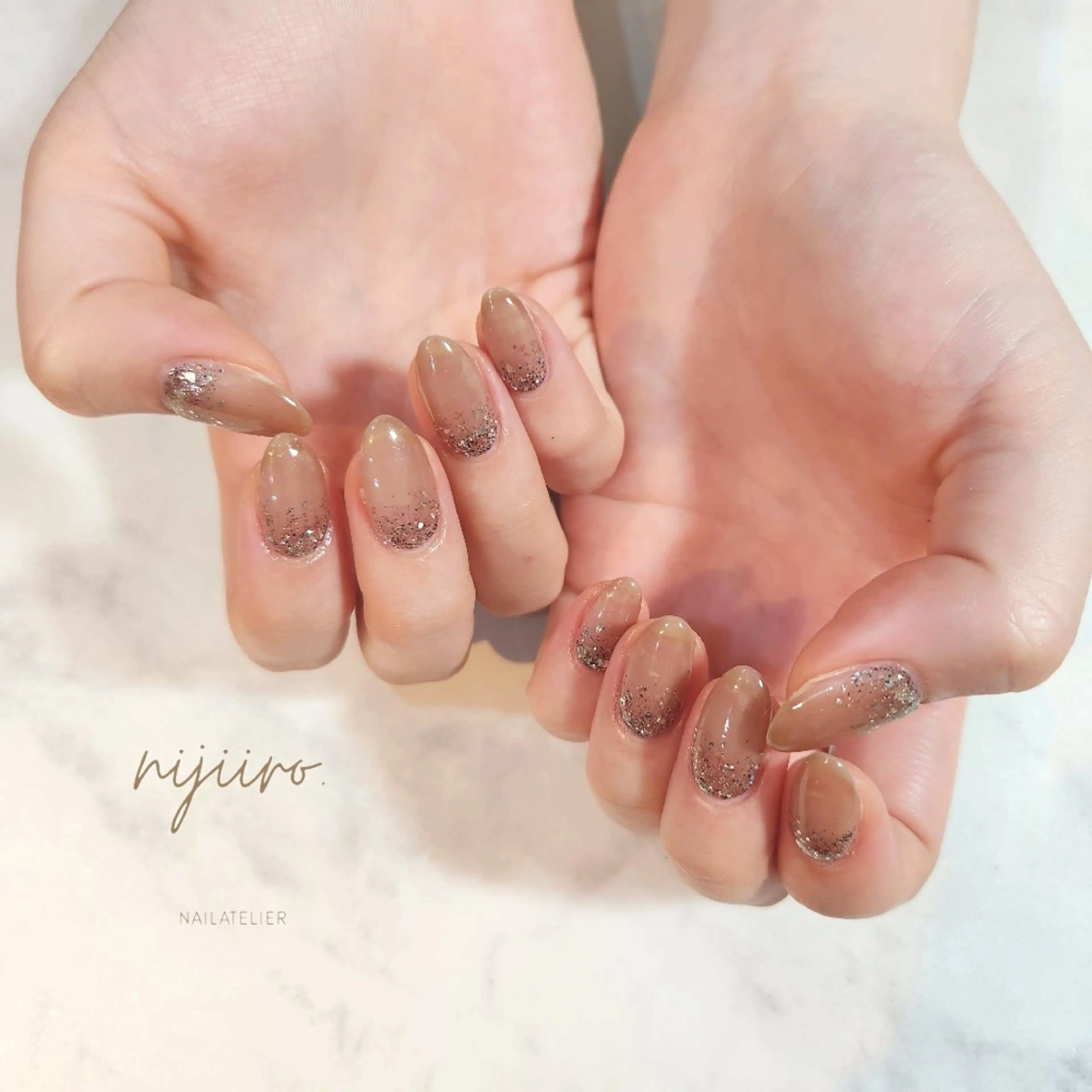 ネイル ハンドネイル nailatelier nijiiro.所属・nijiiro🌈 サトウのネイルデザイン