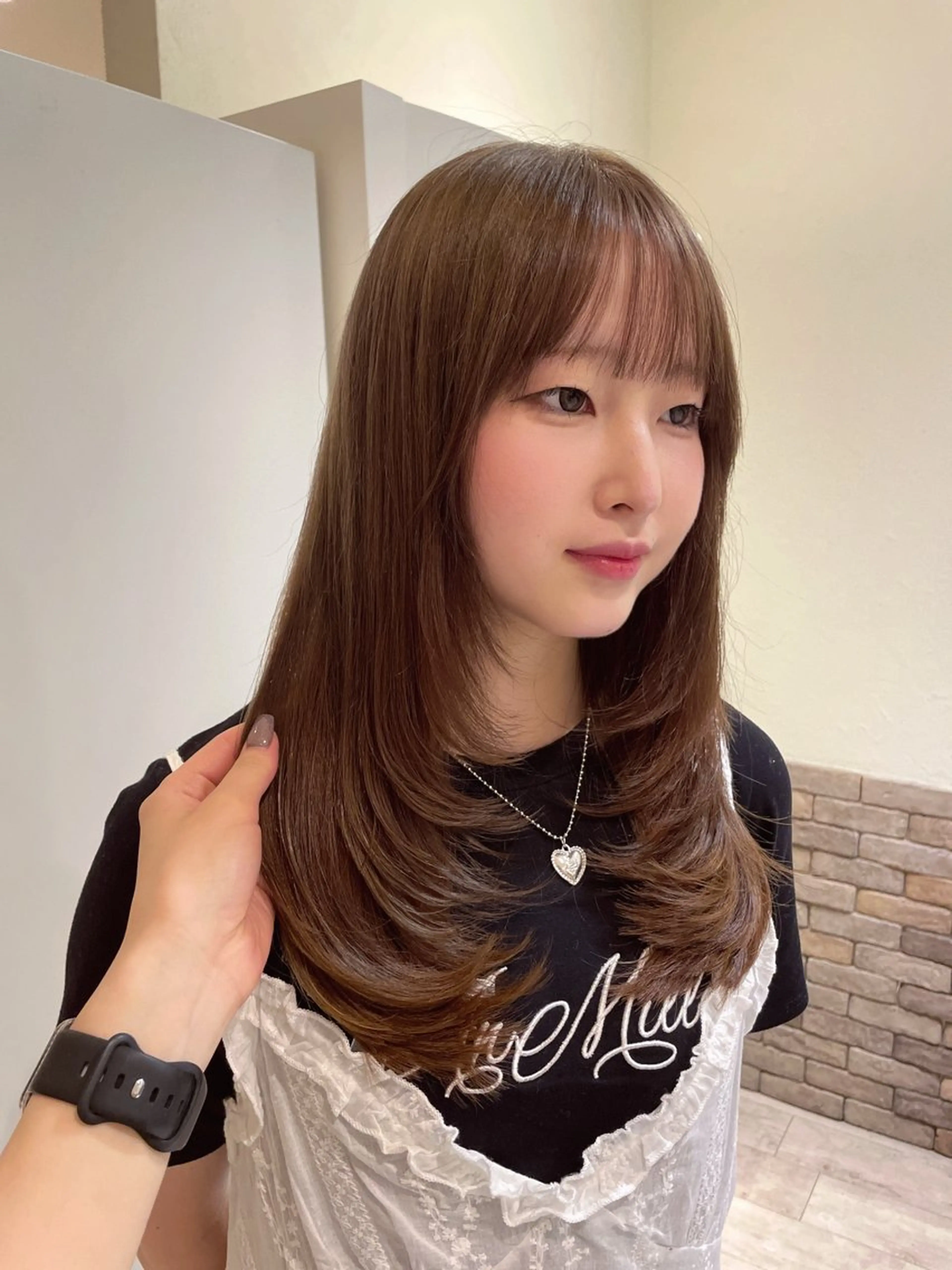 ロング カラー hiyori /韓国ヘアのヘアスタイル