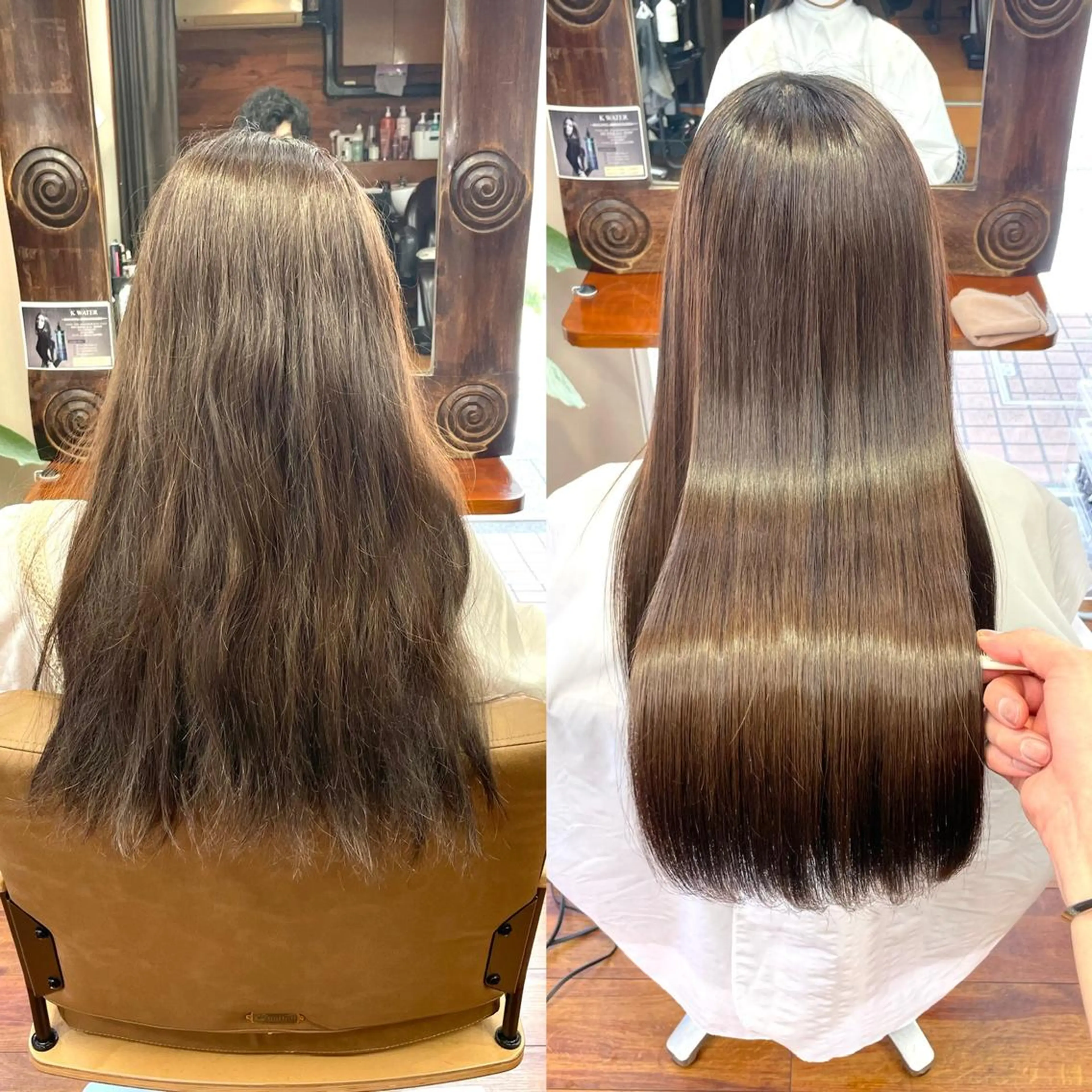 ロング 髪質改善 トリートメント トリートメント ✨美髪矯正&ショート の小林✨のヘアスタイル