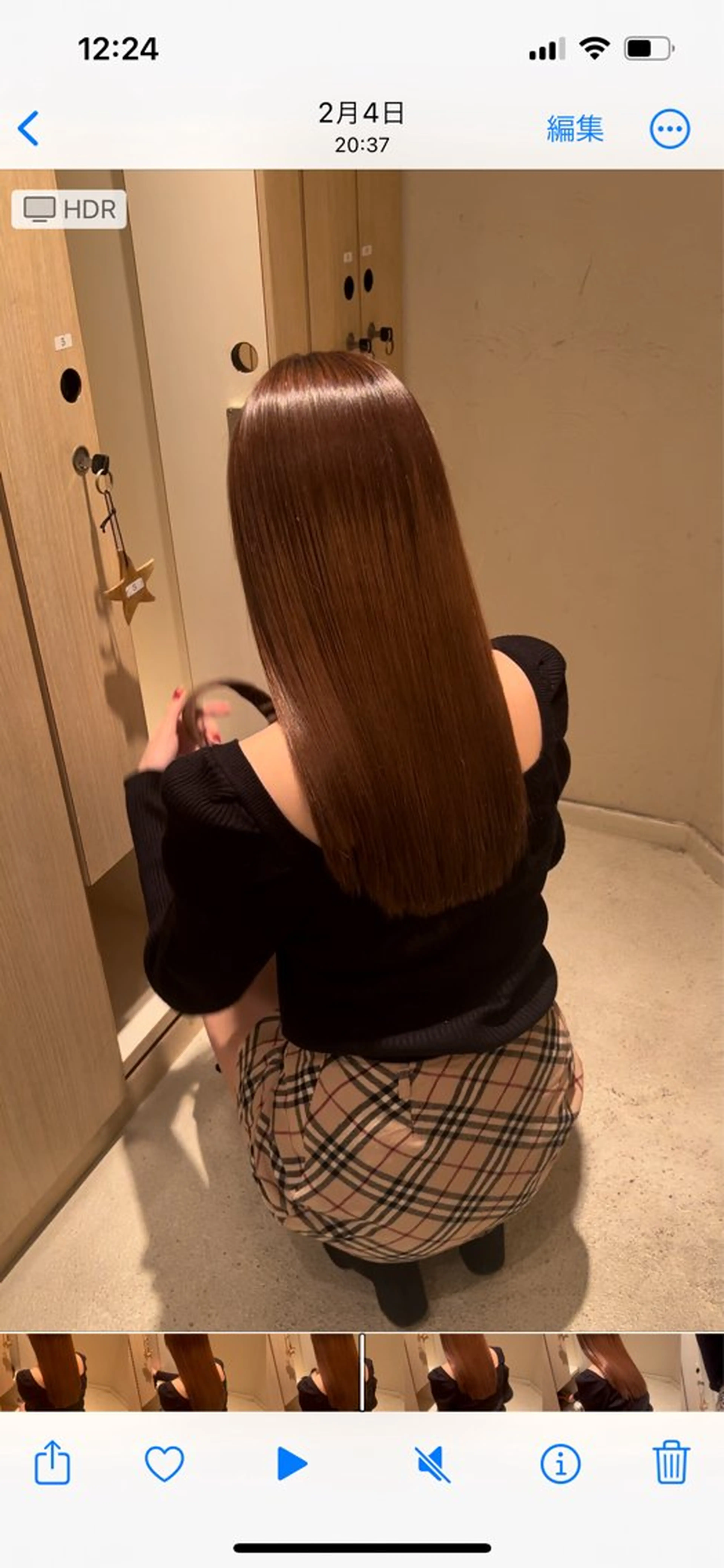 ロング muze所属・髪質改善/酸性ストレ ート/ブリーチ縮毛のヘアスタイル