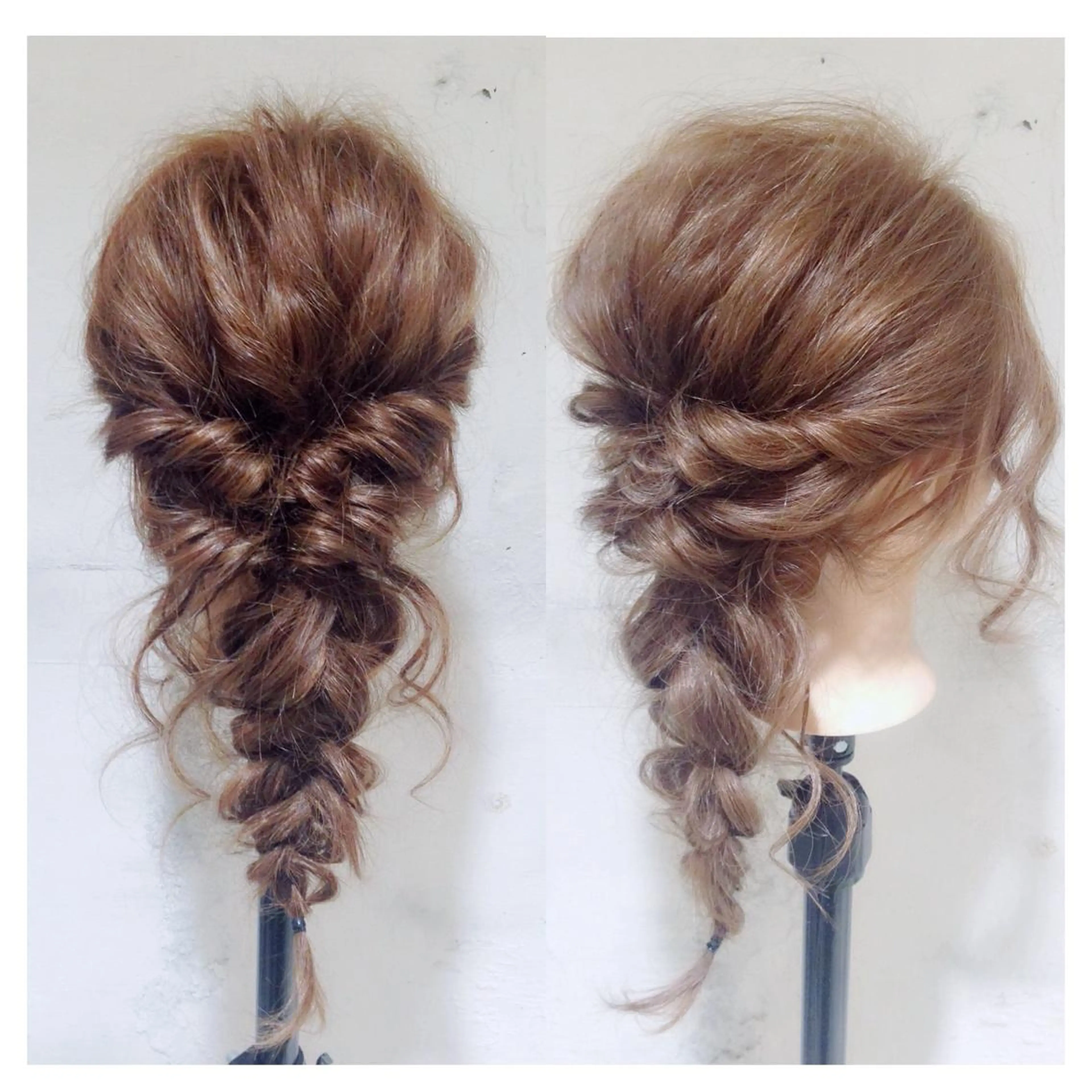 セミロング ロング ヘアアレンジ アオガミ （前髪顔周りカット）のヘアスタイル