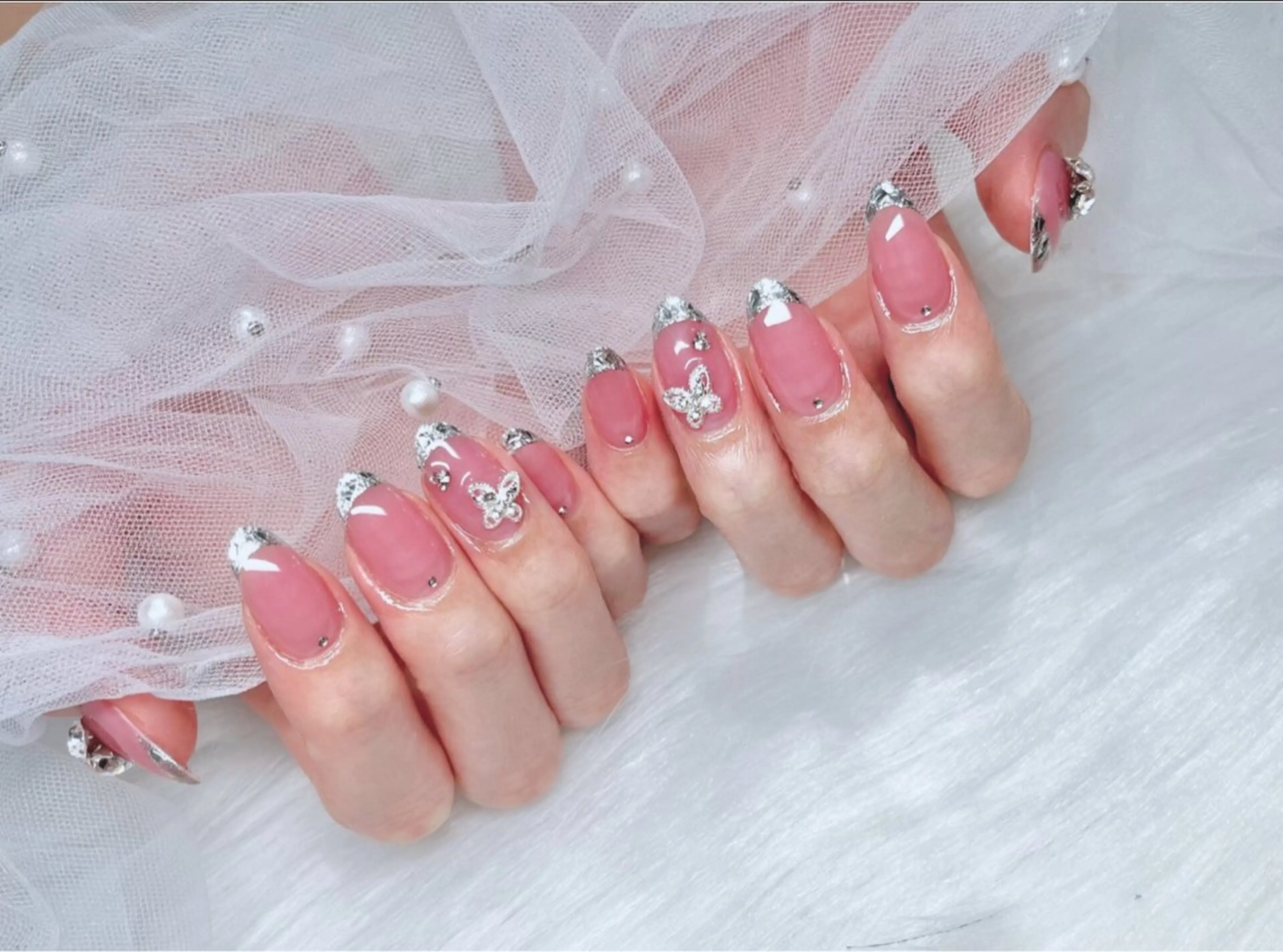 ネイル ETERNA Nail 銀座店【パラジェル/フィルイン/チップ長さだし/マグネット/ニュアンス】所属・ア カリのネイルデザイン