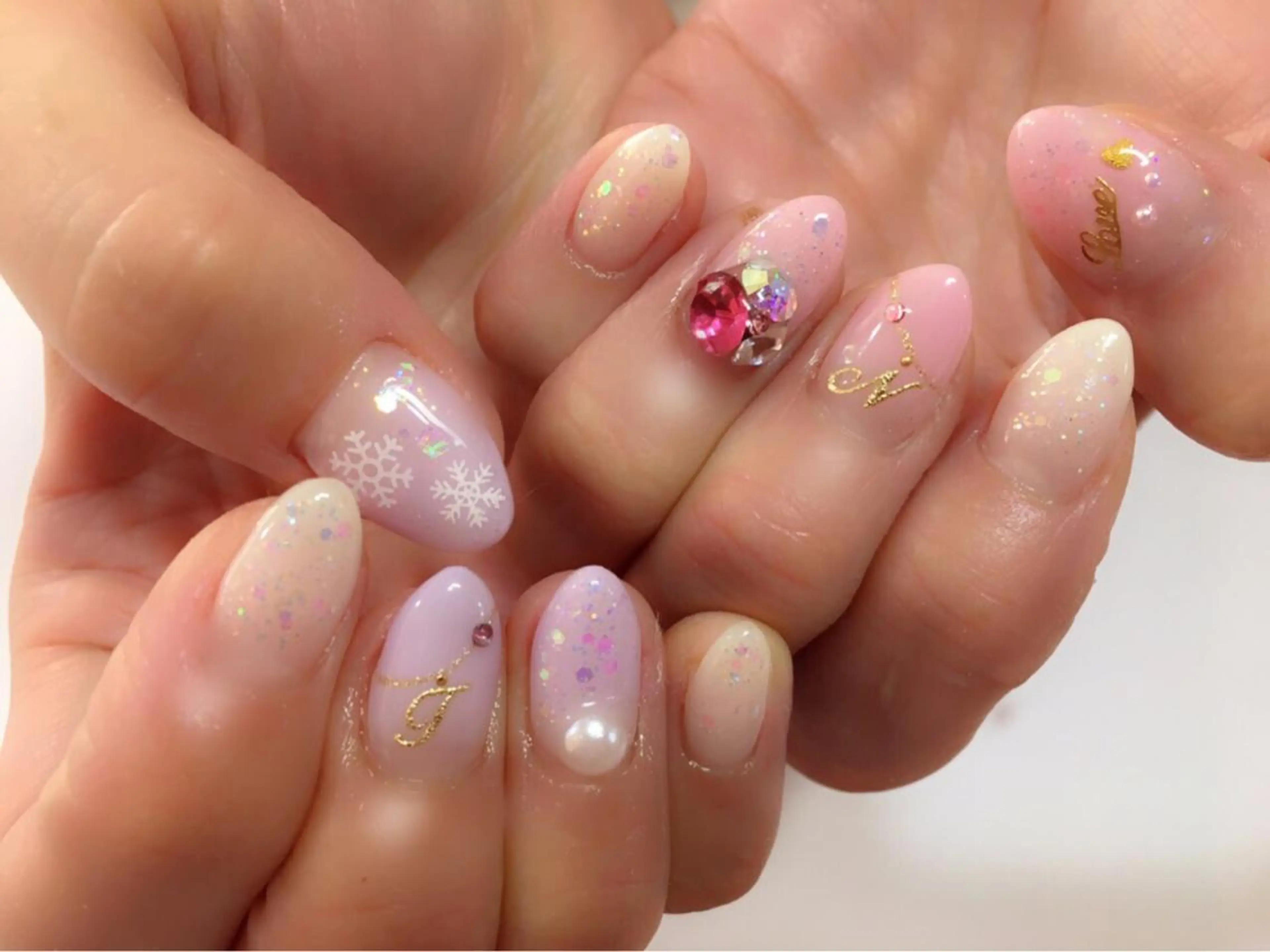 セミロング カラー メンズ キッズ ネイル NAILSGOGO shibuyaのネイルデザイン