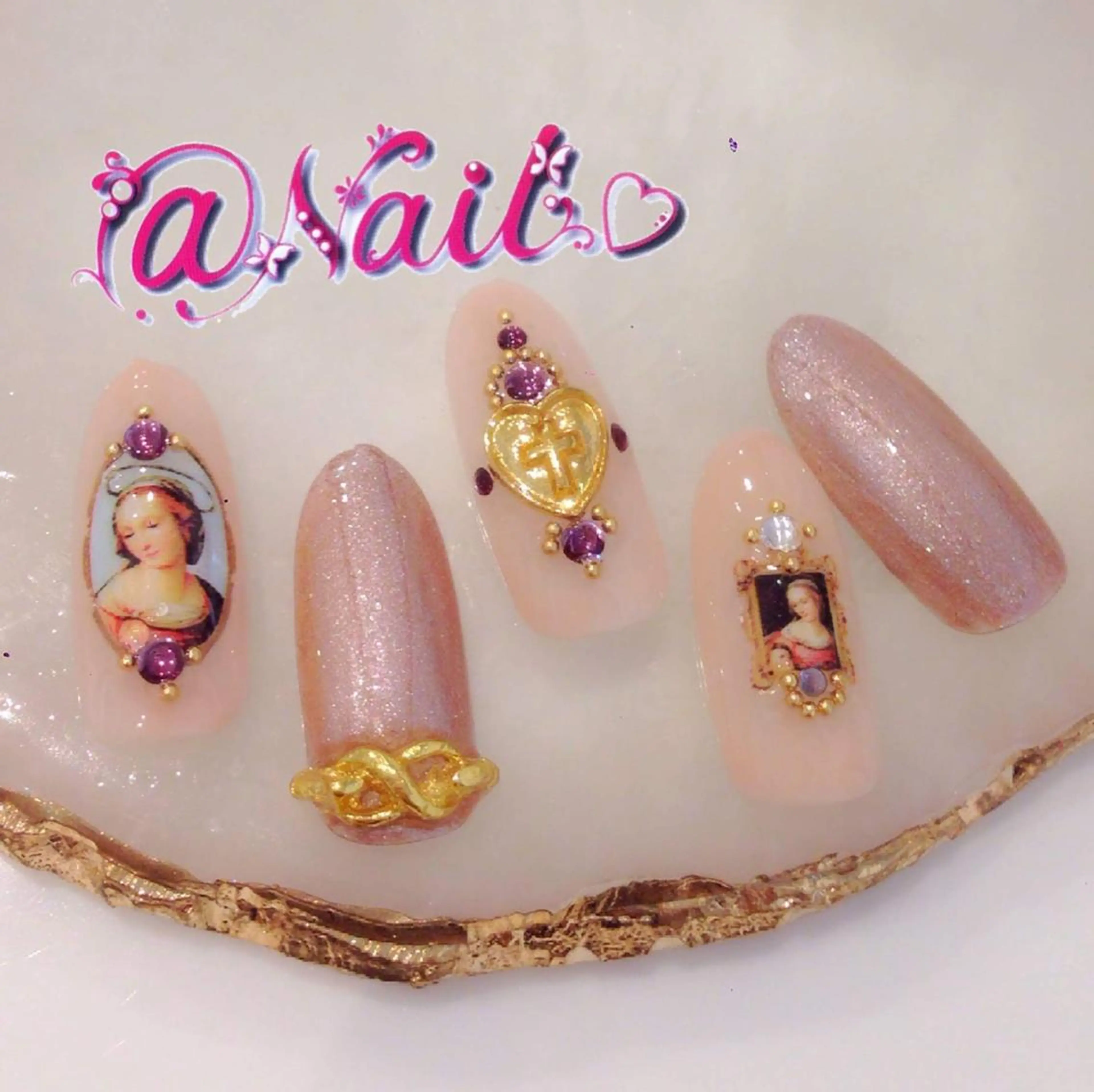 ネイル ネイルチップ 小尾 栞のネイルデザイン