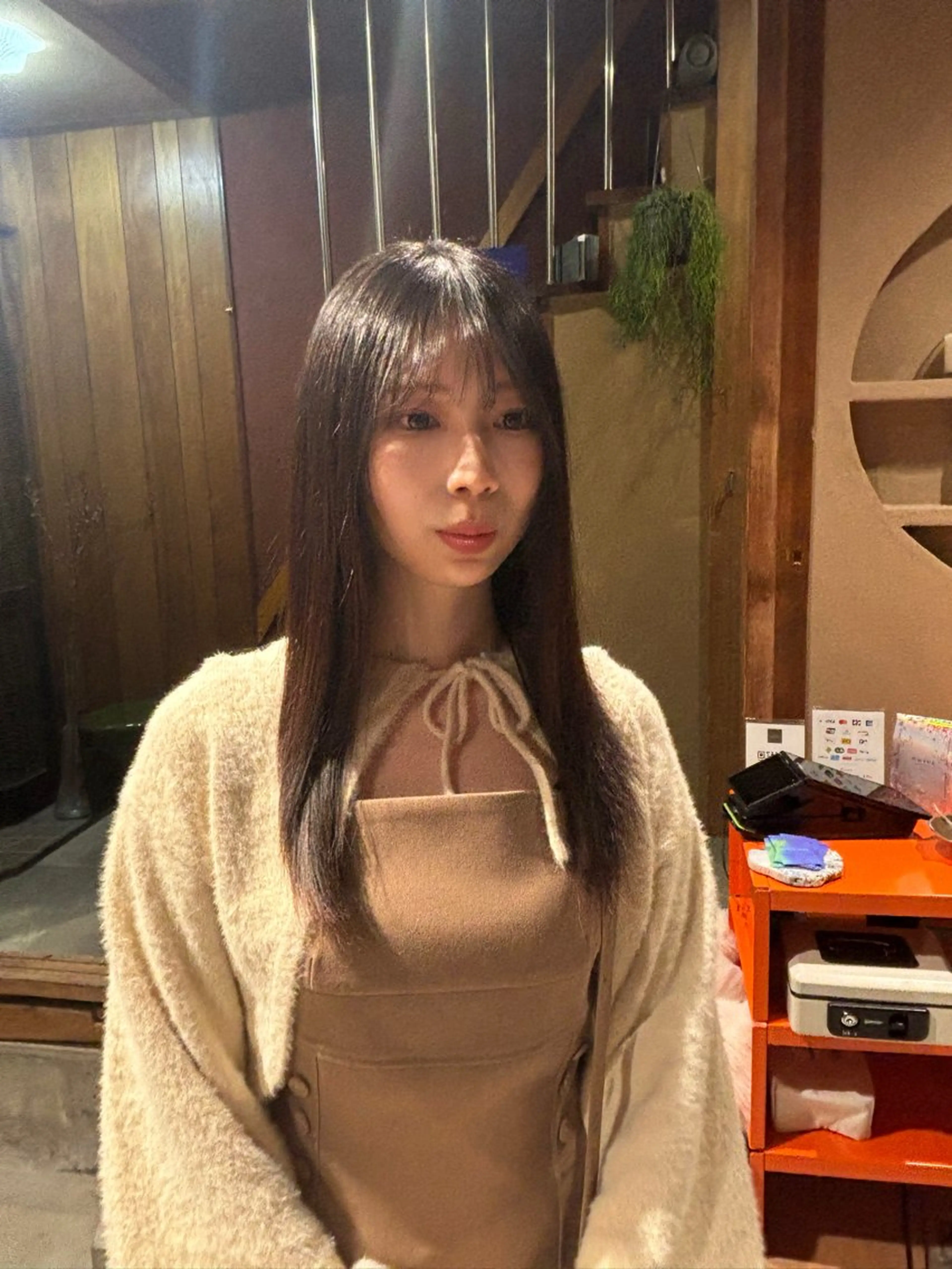 ロング 縮毛矯正 中津/トレンドカラー /美馬本紅亜のヘアスタイル