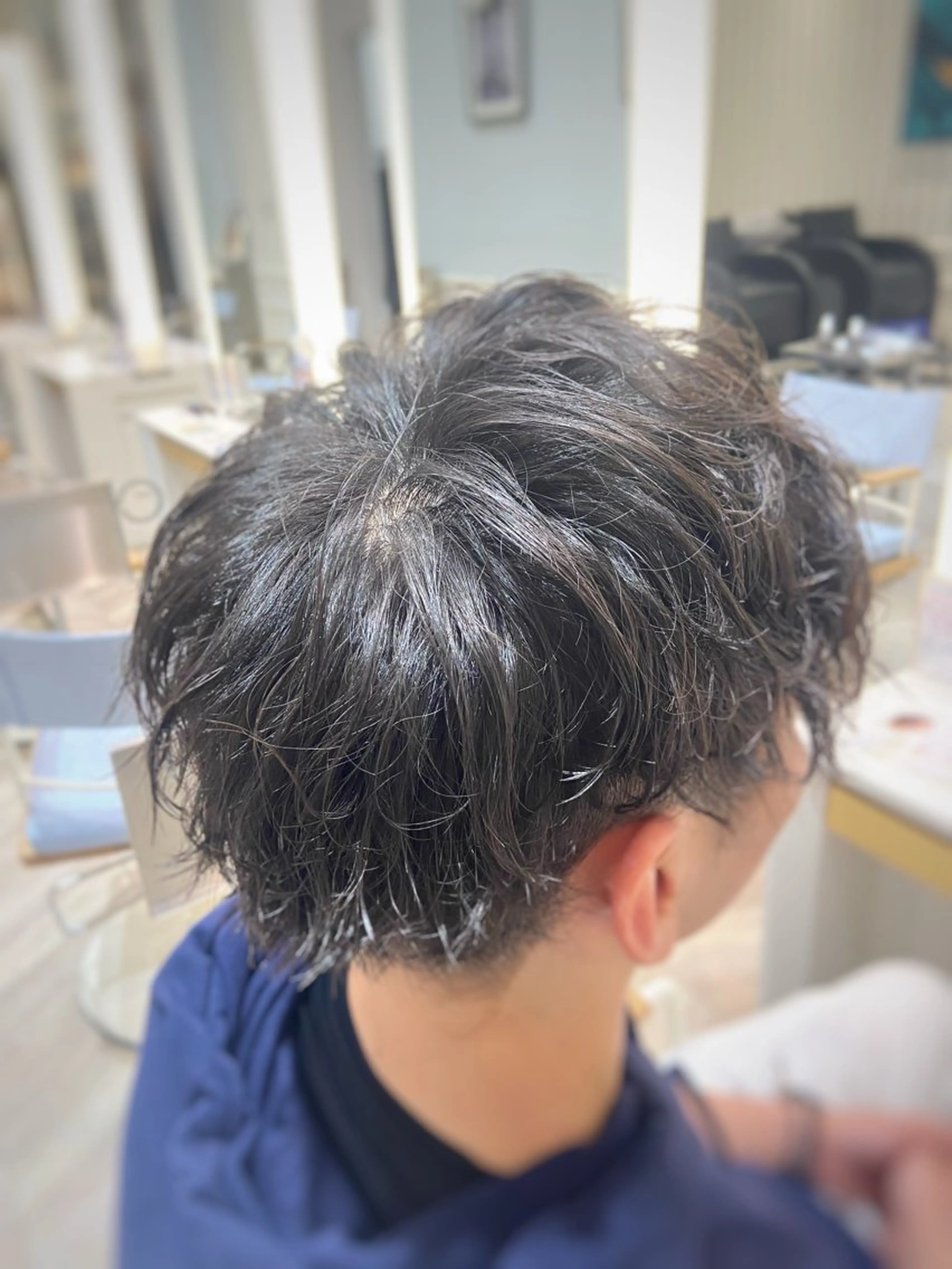 ミディアム ミディアムパーマ カット パーマ ✨垢抜け×色気 ×似合わせ井谷拓馬のヘアスタイル