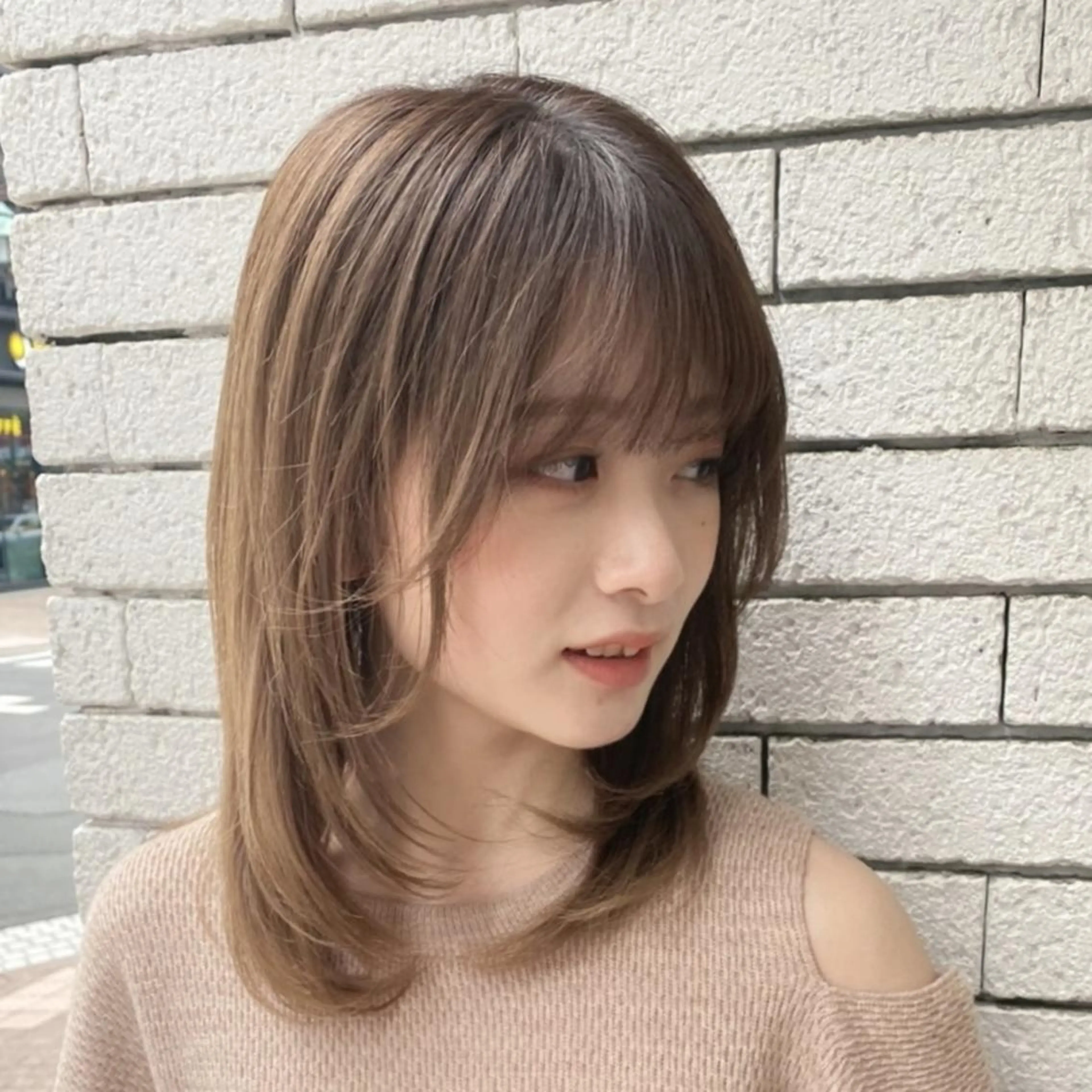 ミディアム 縮毛矯正/レイヤー 💎やまもとちひろのヘアスタイル