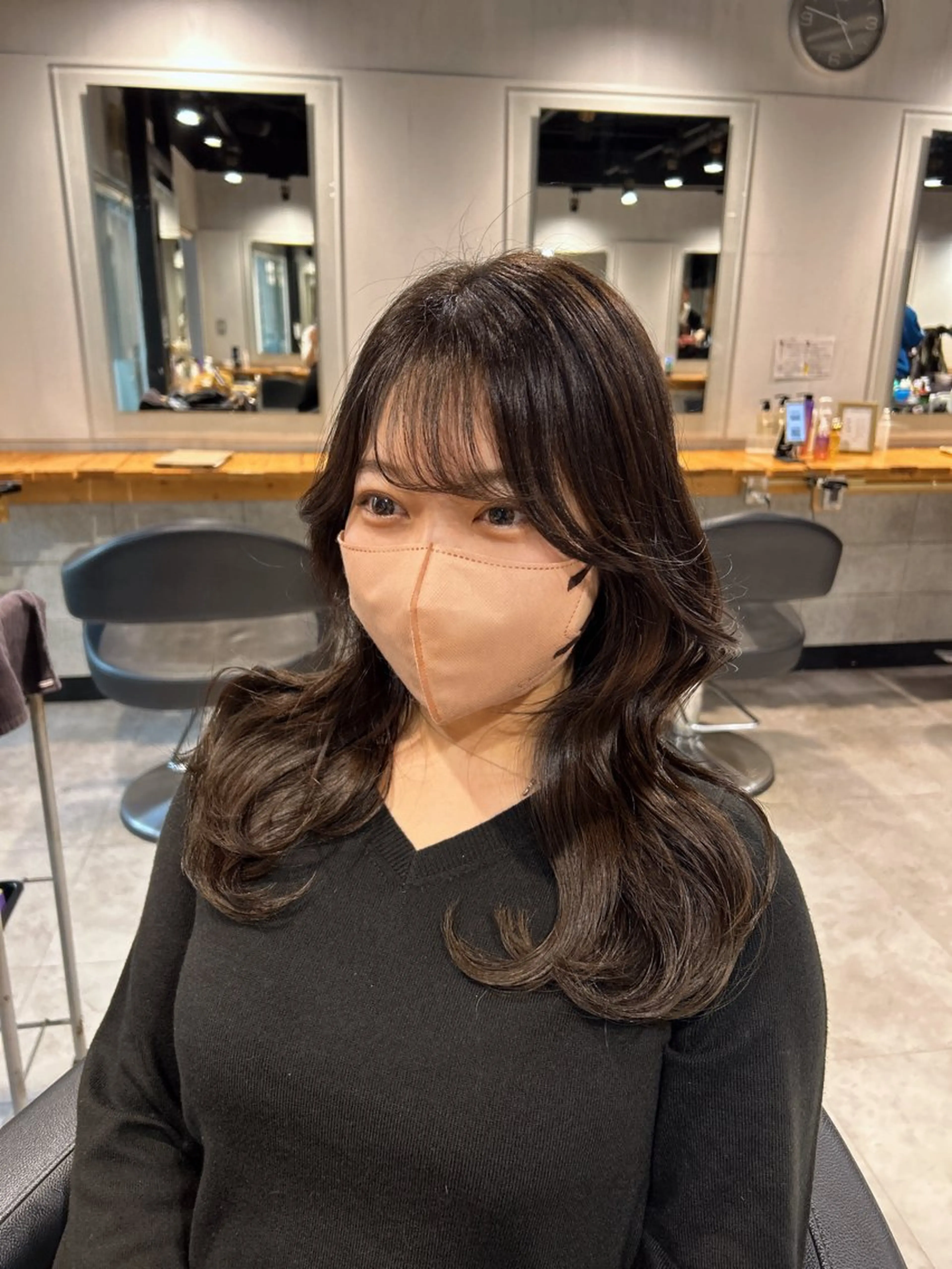 ロング ヘアカラー トリートメント ヘッドスパ 韓国Style♡ Nanami🇰🇷のヘアスタイル