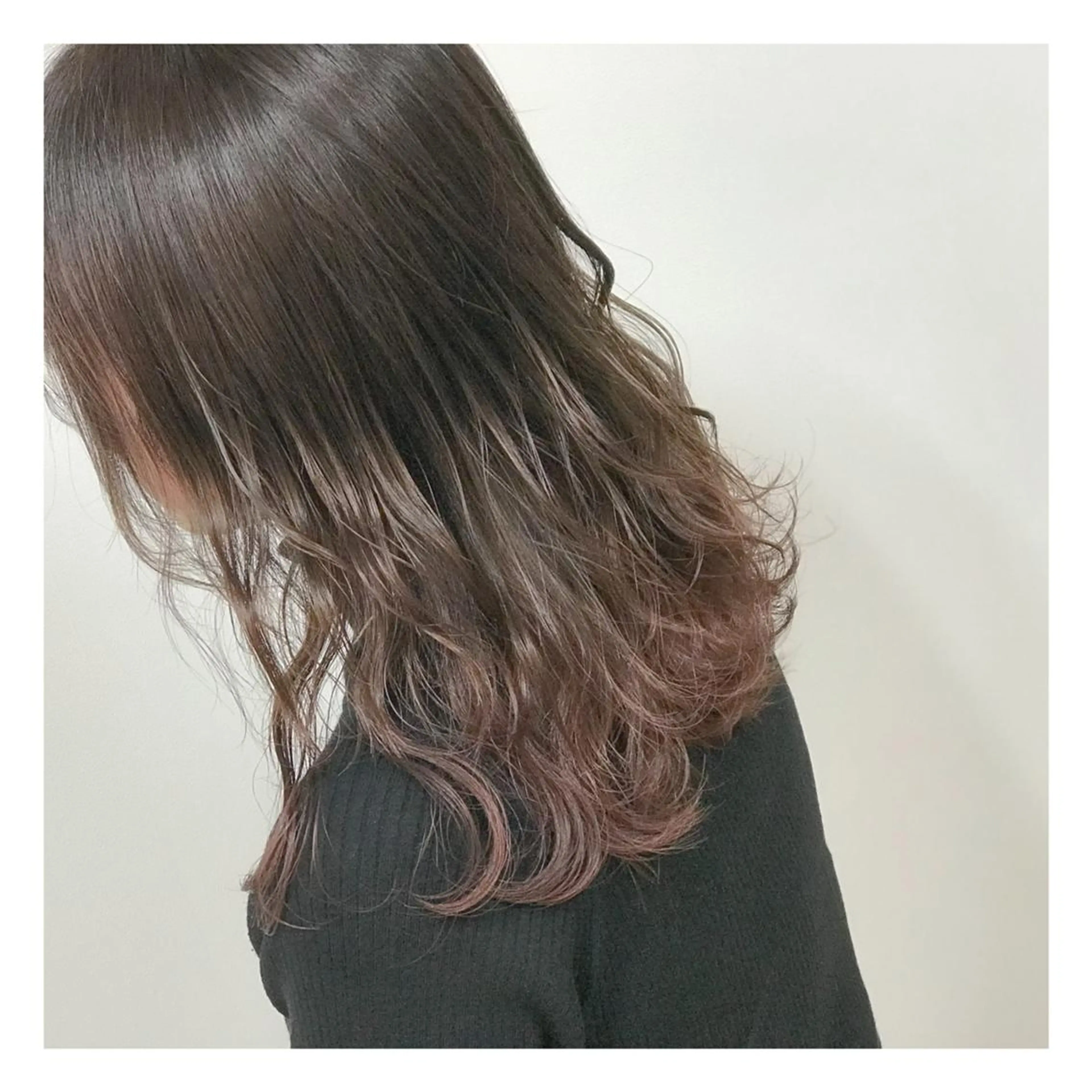 セミロング カラー beauty: beast 大町店のヘアスタイル