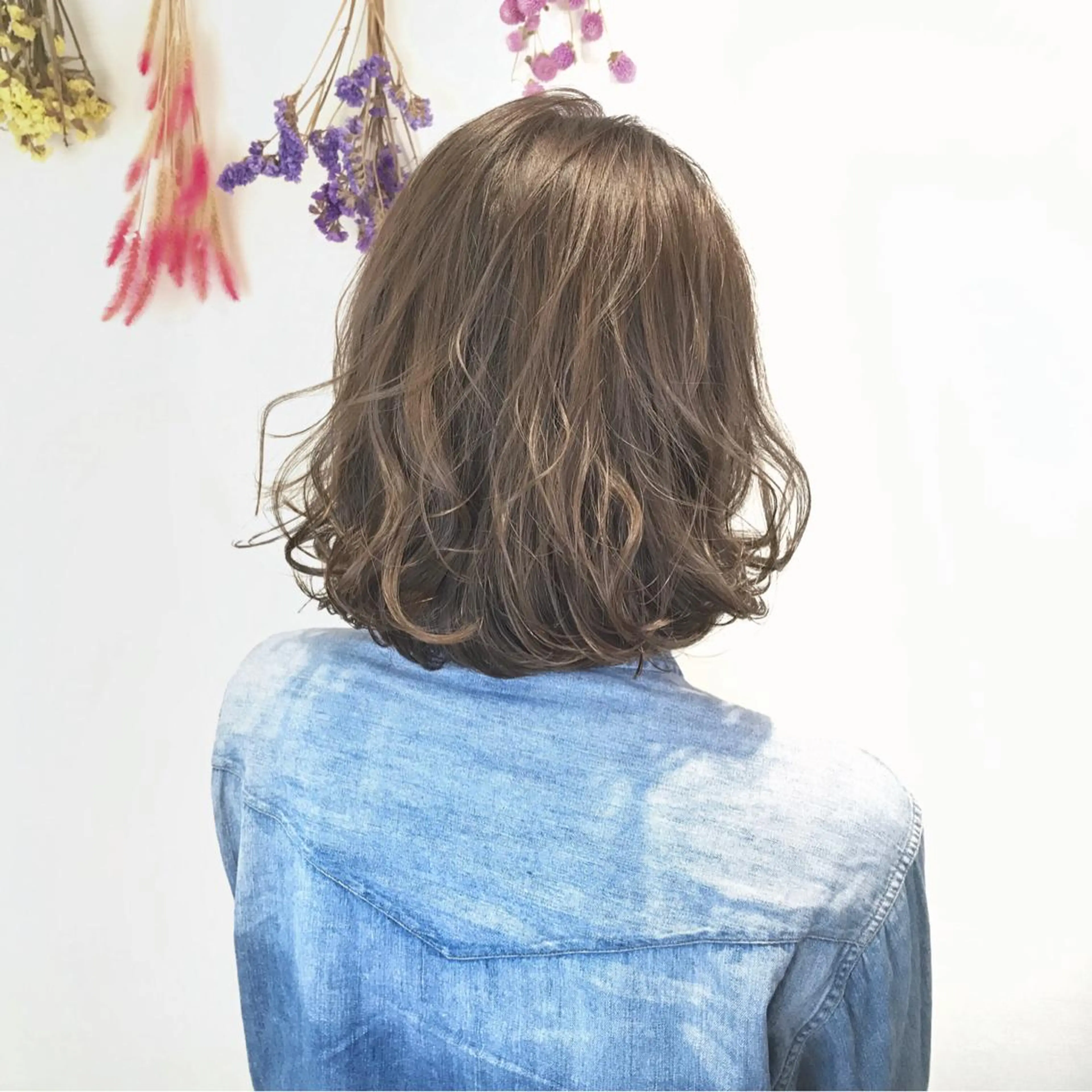 ミディアム パーマ 似合わせカット🌿 前川のヘアスタイル