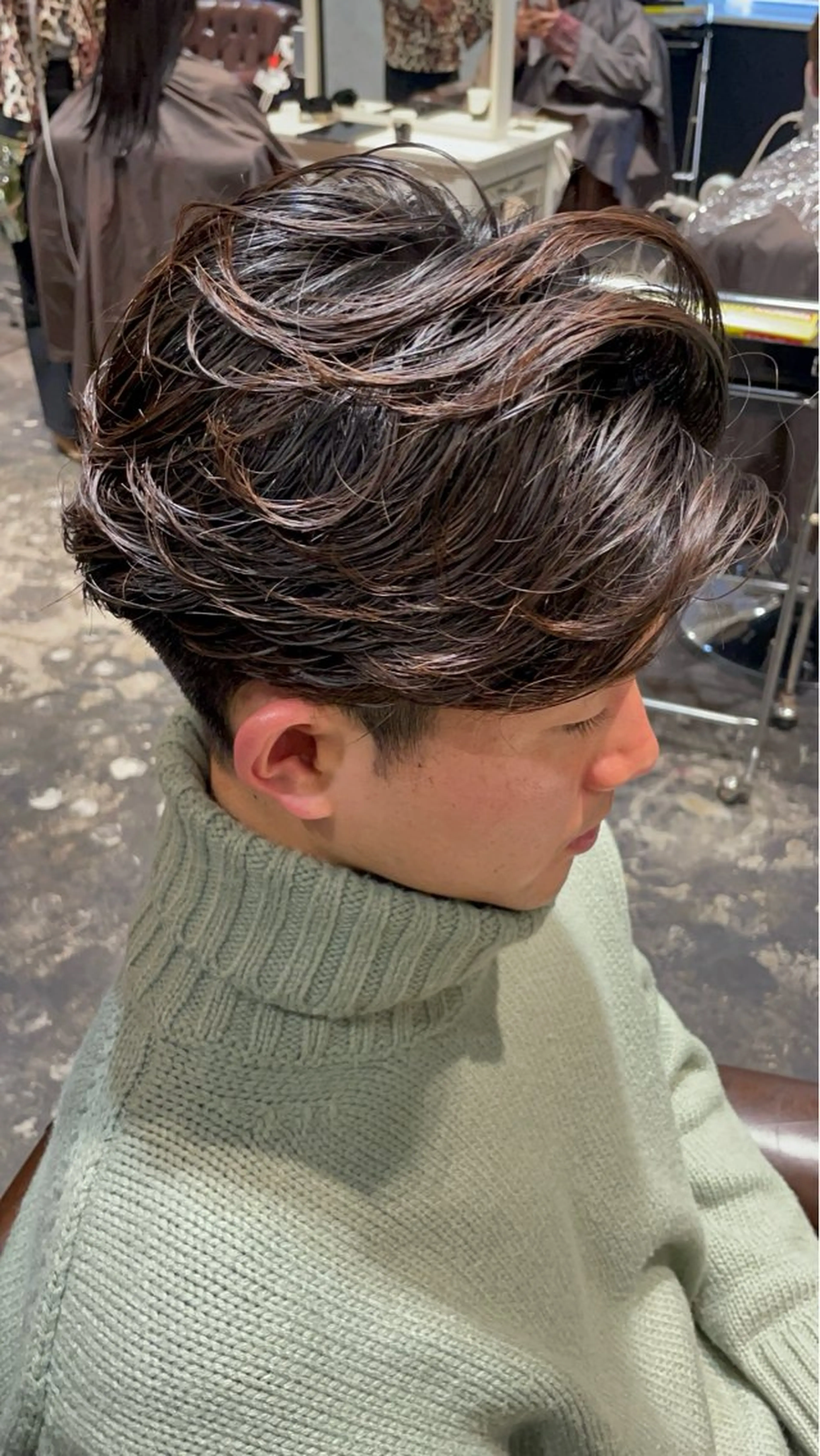 パーマ メンズ カット パーマ 💈メンズ職人 ルキト💈のヘアスタイル