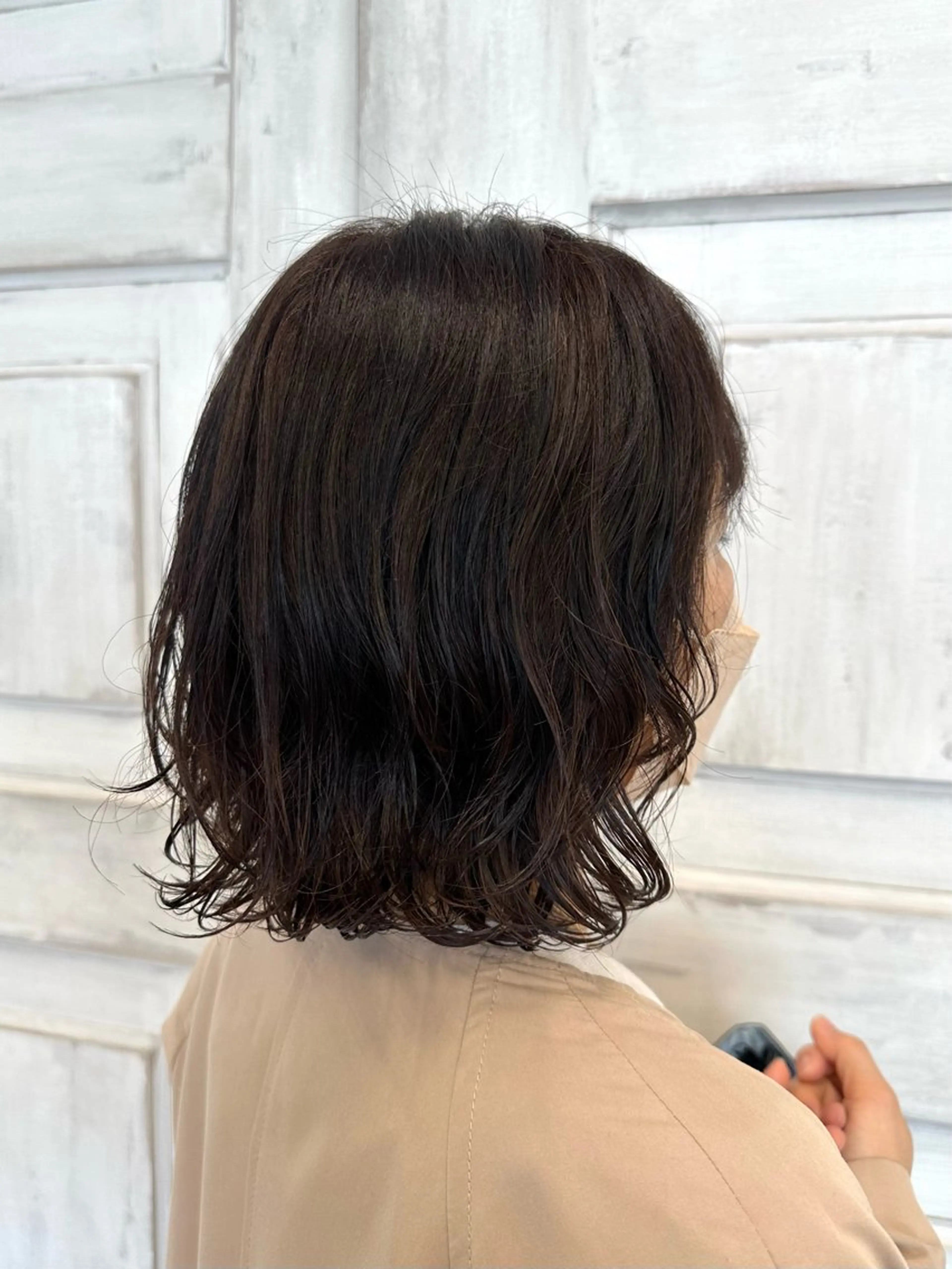 ミディアム パーマ ミディアムパーマ メンズカット/パーマ 👟黒田紗名👟のヘアスタイル