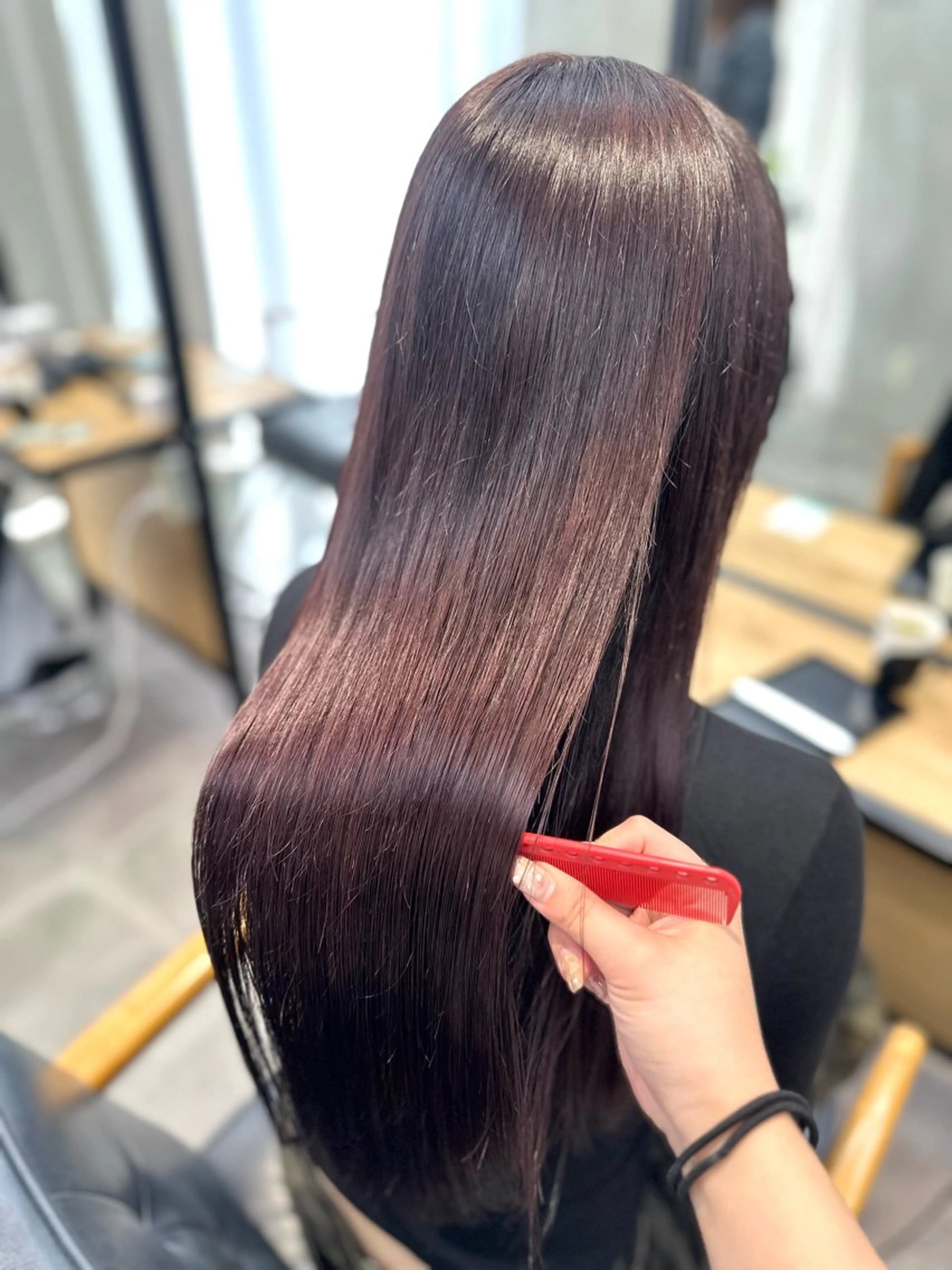 ロング カラー ヘアカラー ︎︎カイ ミズキ 🐰𝜗𝜚のヘアスタイル