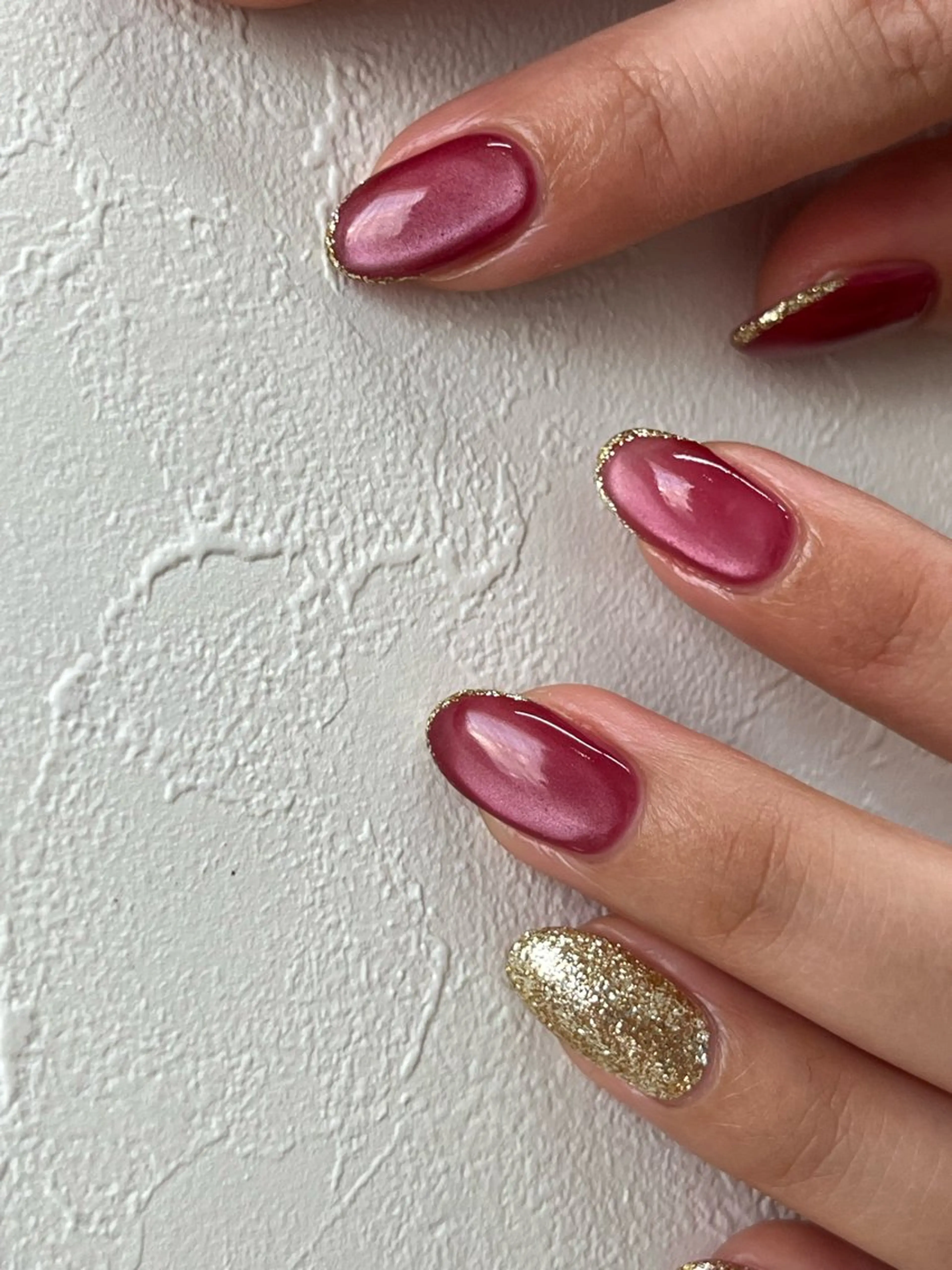 ネイル フレンチネイル マグネットネイル nail room douce所属・nail room douceのネイルデザイン