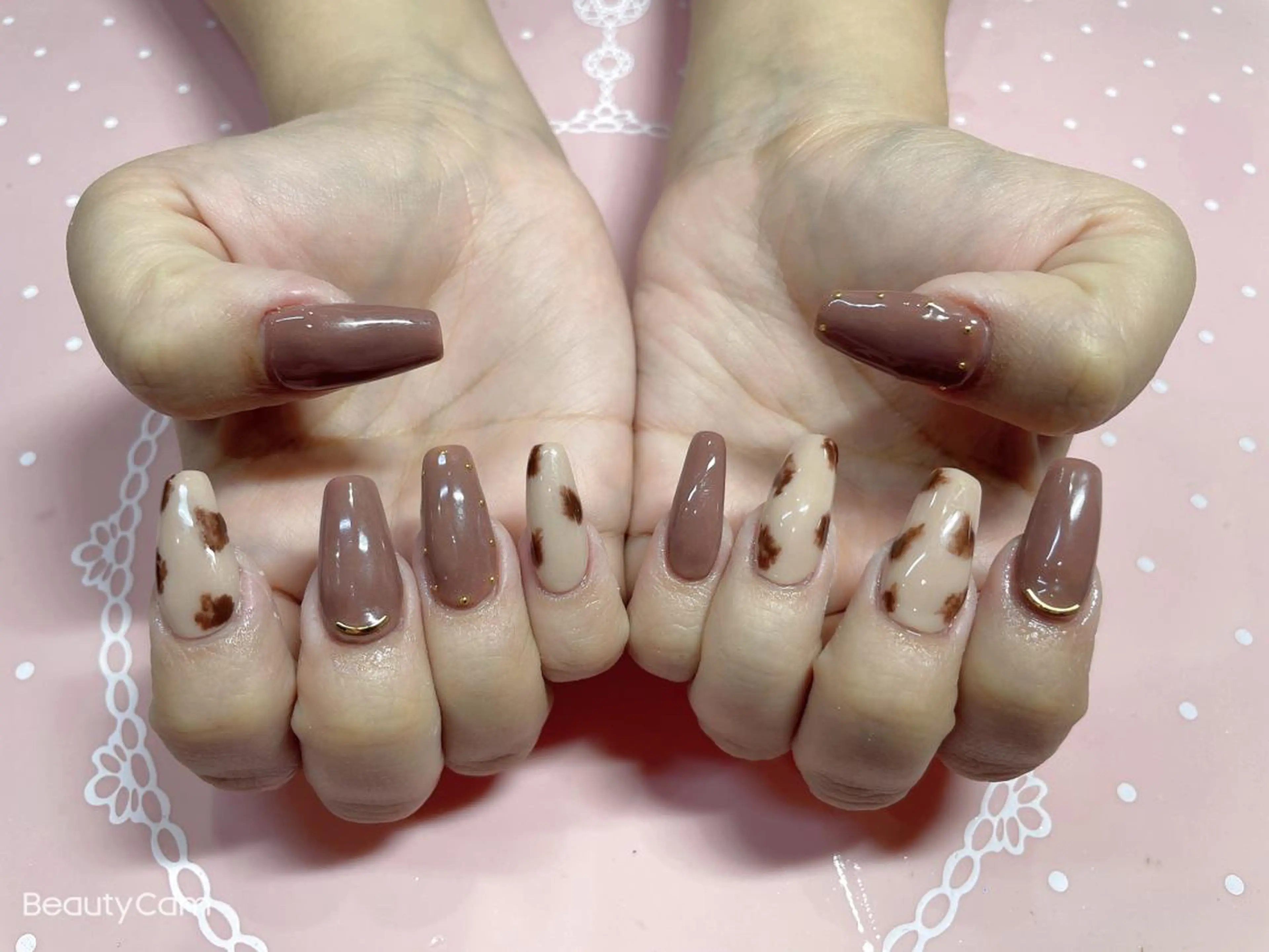 ミディアム ネイル ハンドネイル 《LB》ラブリエ Nail&eyeのマツエク・マツパデザイン