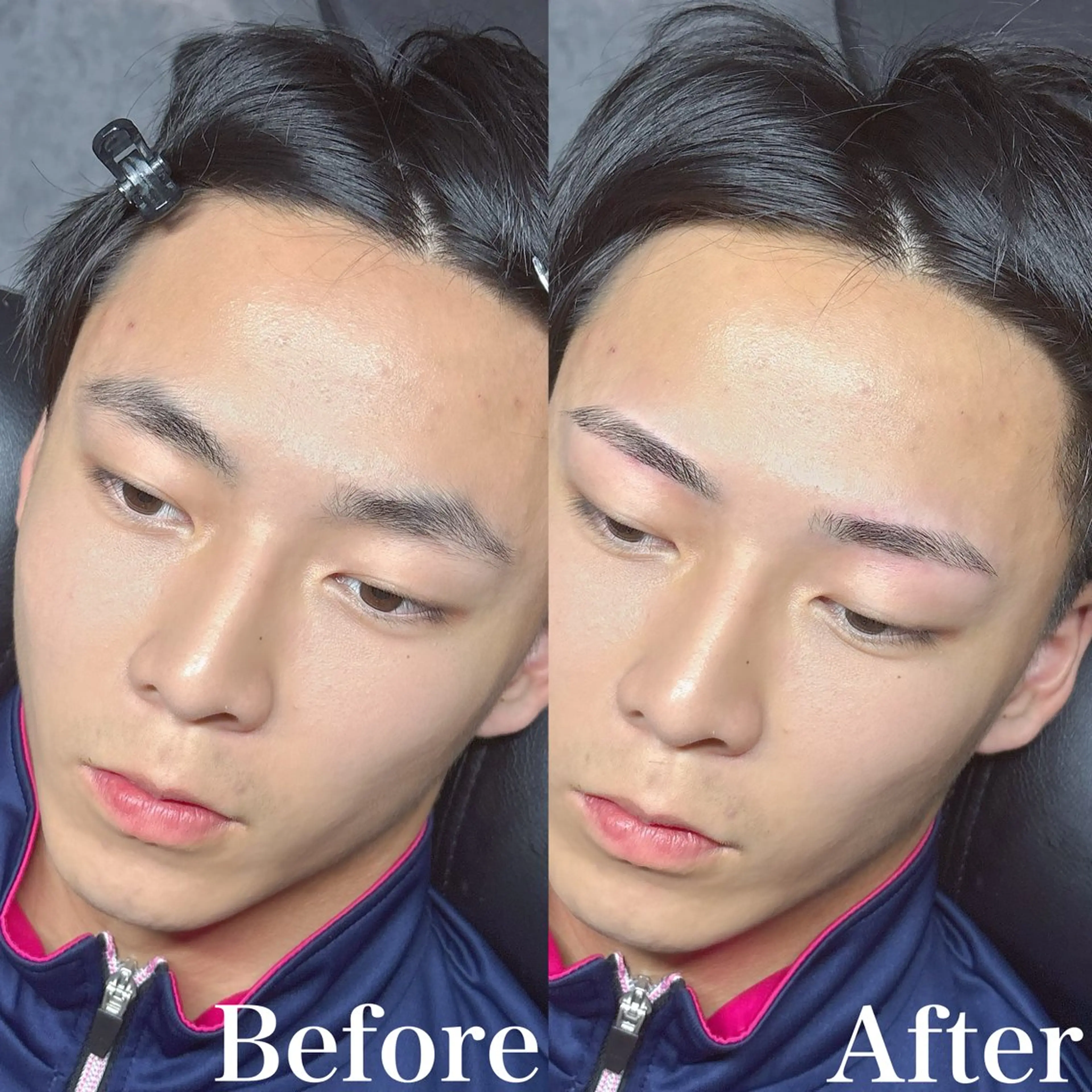 メンズ アイブロウ ワックス脱毛 眉カット 17◯Re:gid Yusukeの眉毛・アイブロウイメージ