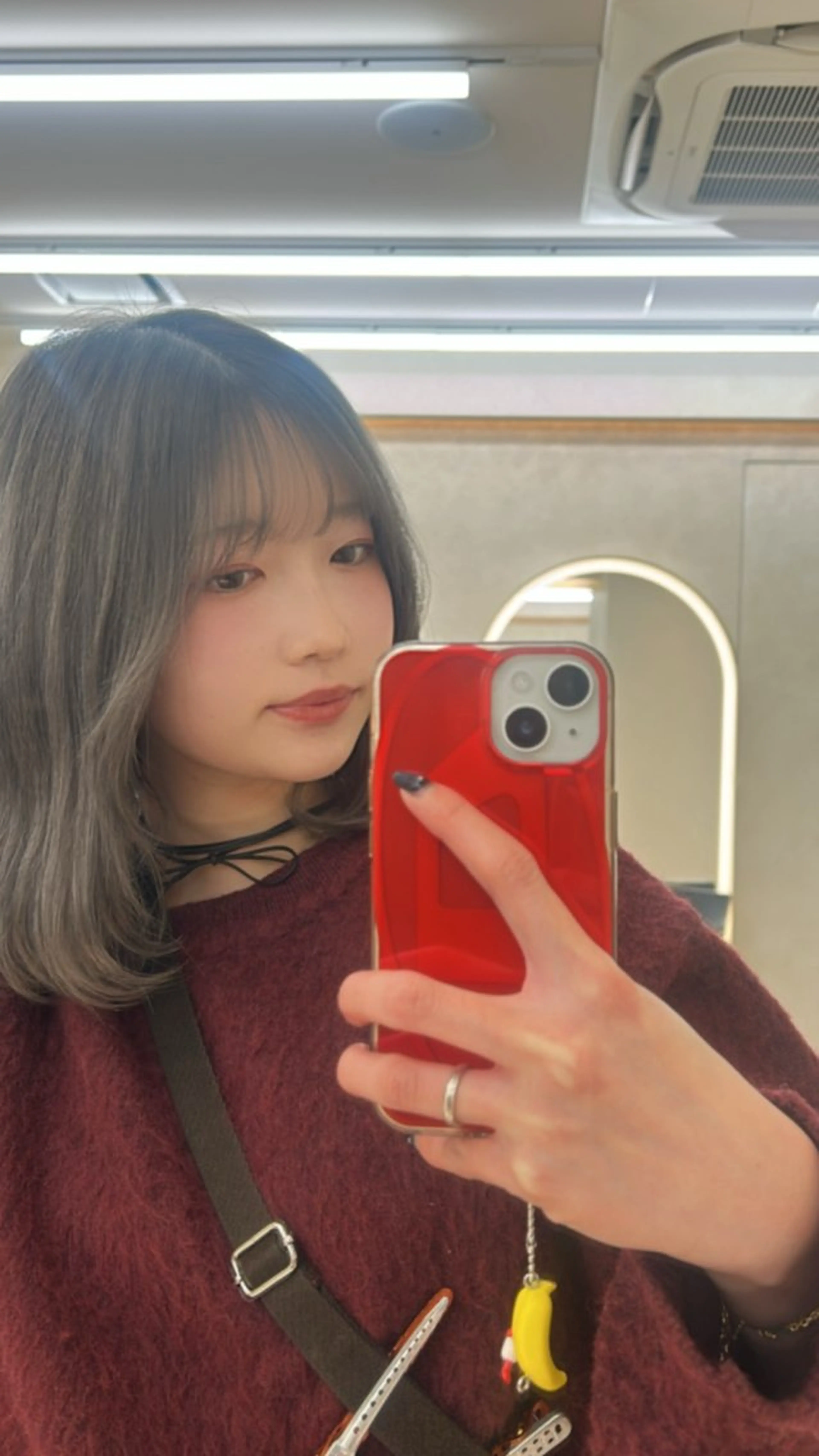 ロング レイヤーカット ボブ/ミディアム/表 参道/美容師♡ゆいかのヘアスタイル