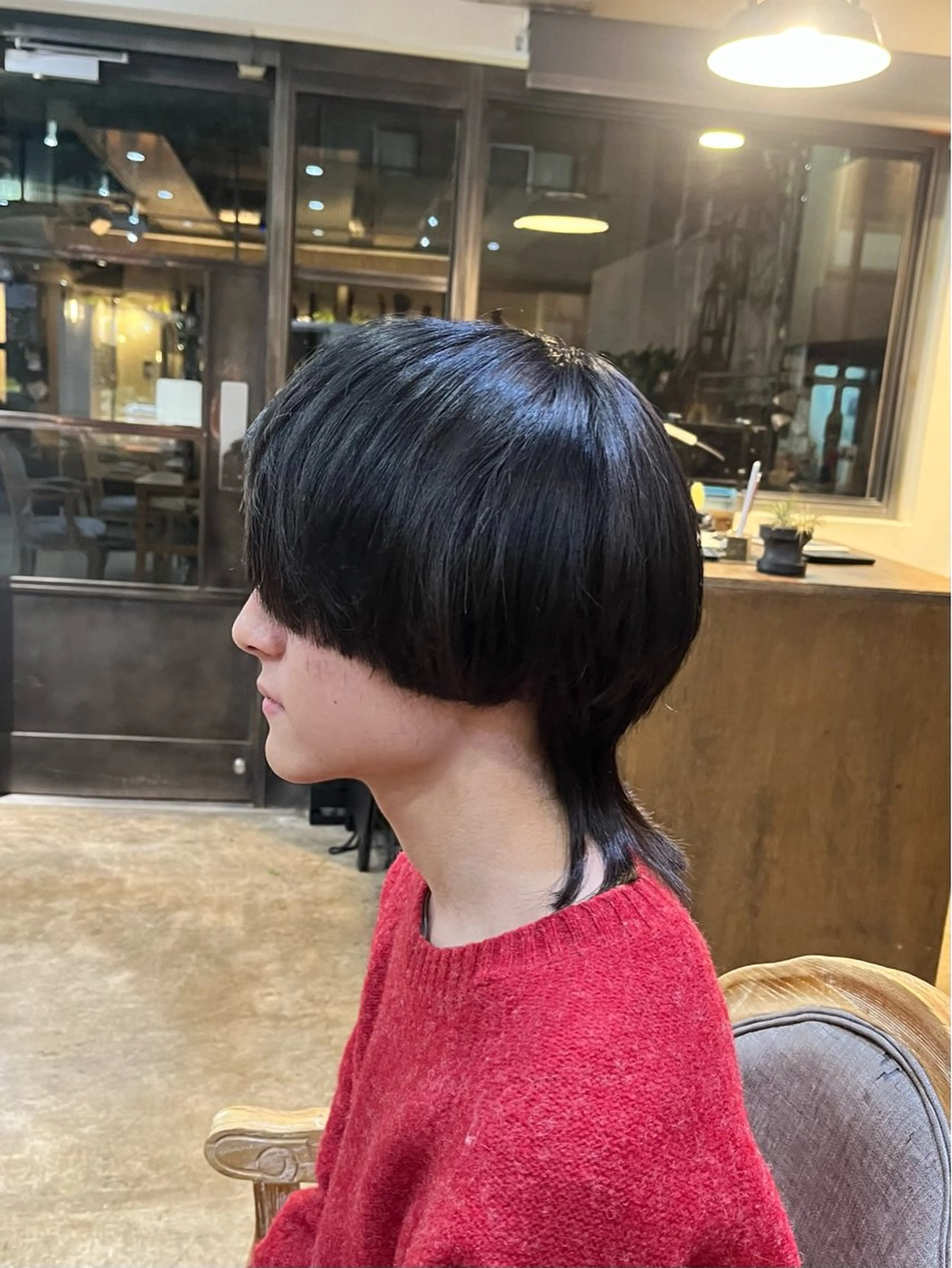 カラー メンズ カット ヘアカラー 松原 樹里のヘアスタイル