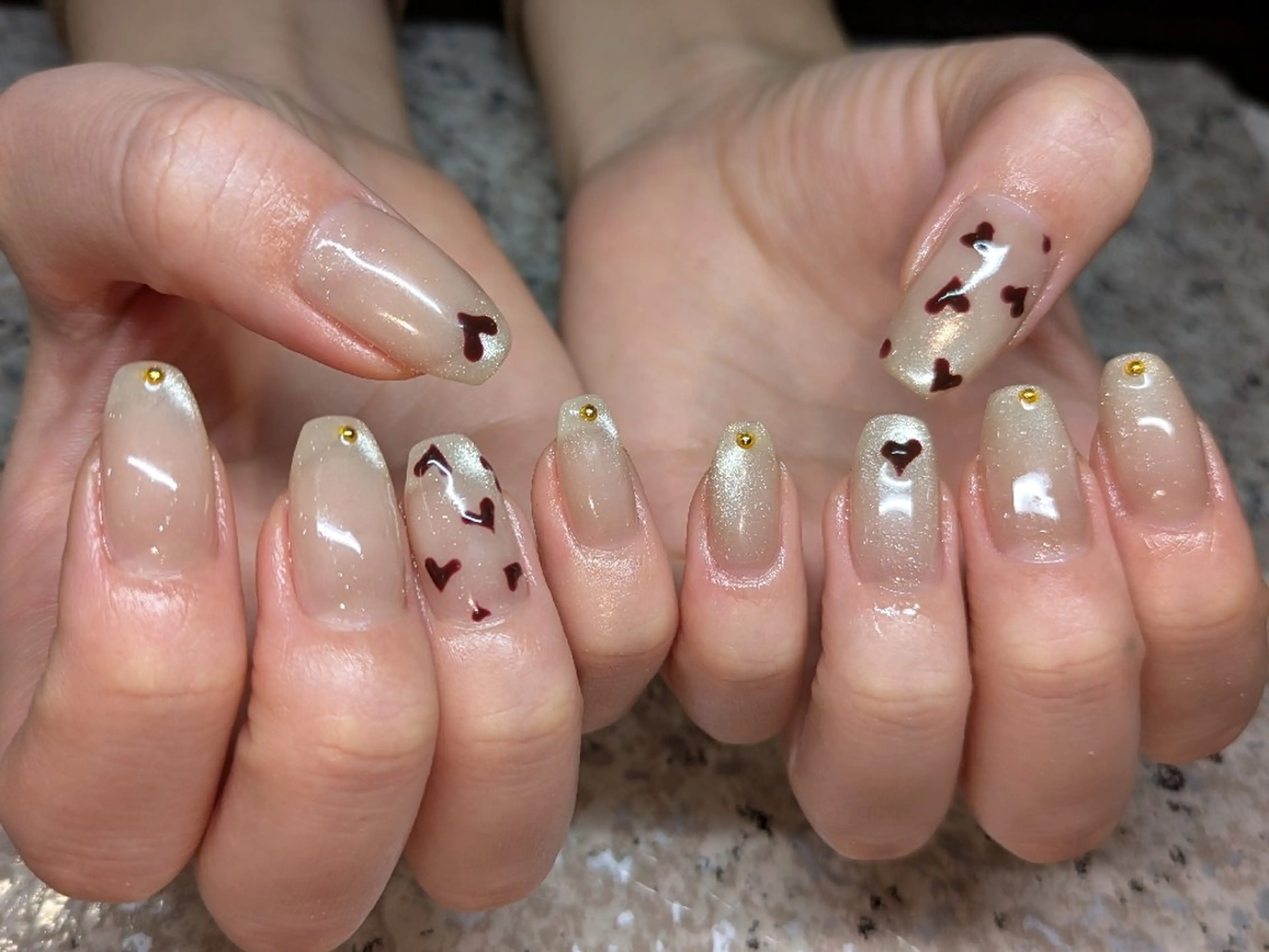 ネイル アートネイル ストーンネイル ハンドネイル スズキ マイコのネイルデザイン