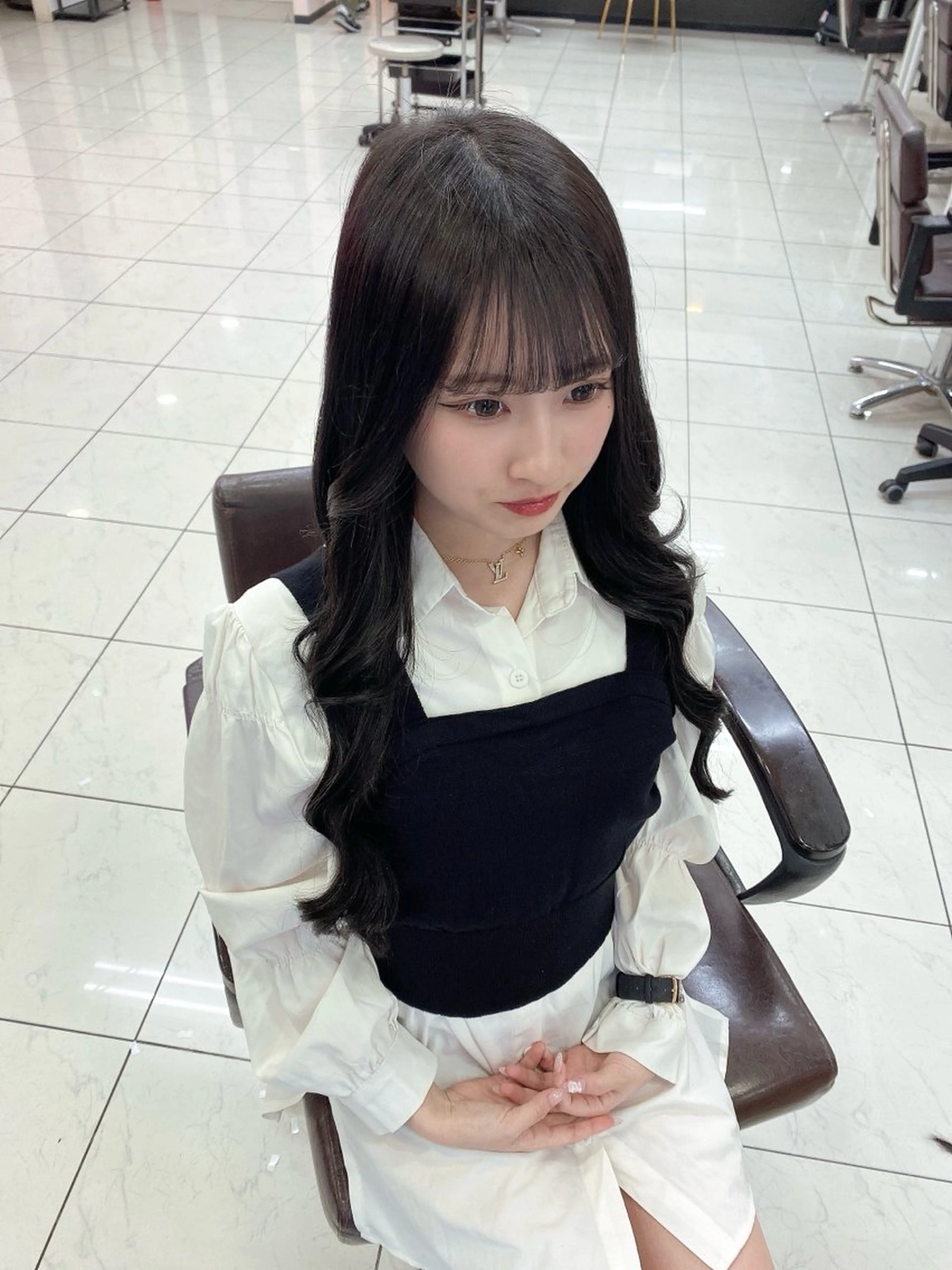 ロング カット エクステ KAZU TACKYのヘアスタイル