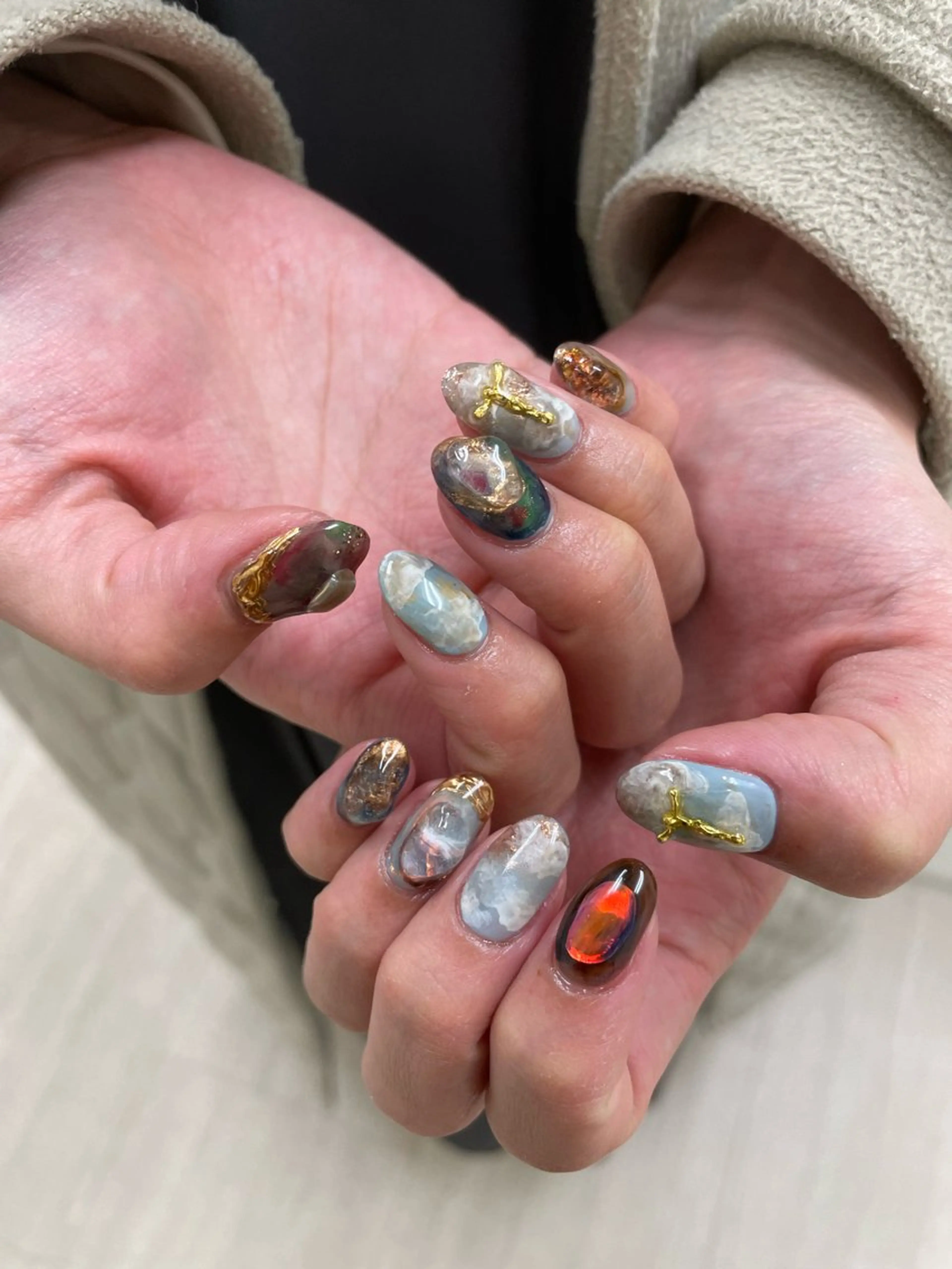 【リピーター様他店オフ】全体こだわりアート110分の写真