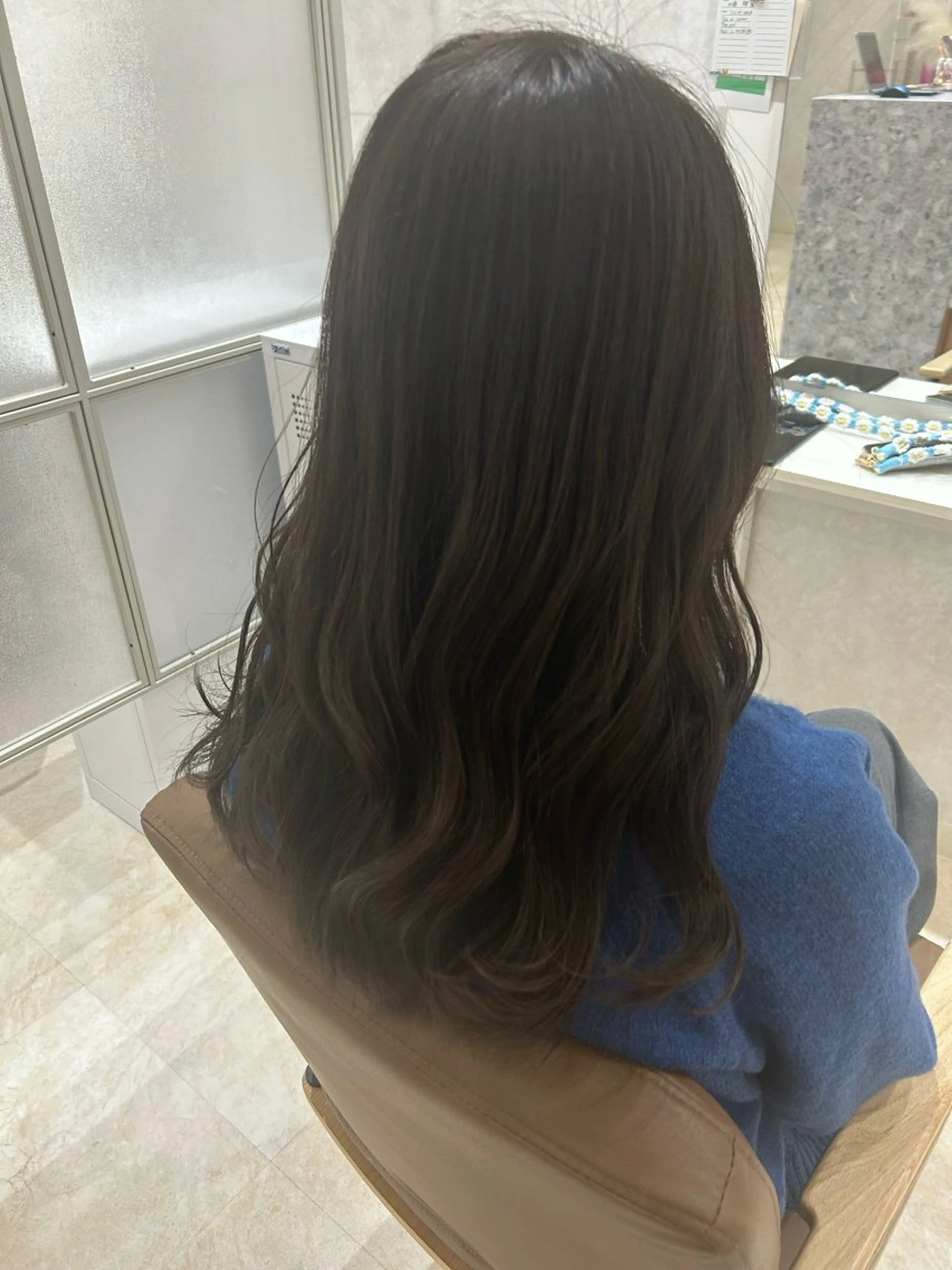 ミディアム カラー ヘアカラー トリートメント ヘアセット 💙まこと💙艶 カラー(Rico)のヘアスタイル