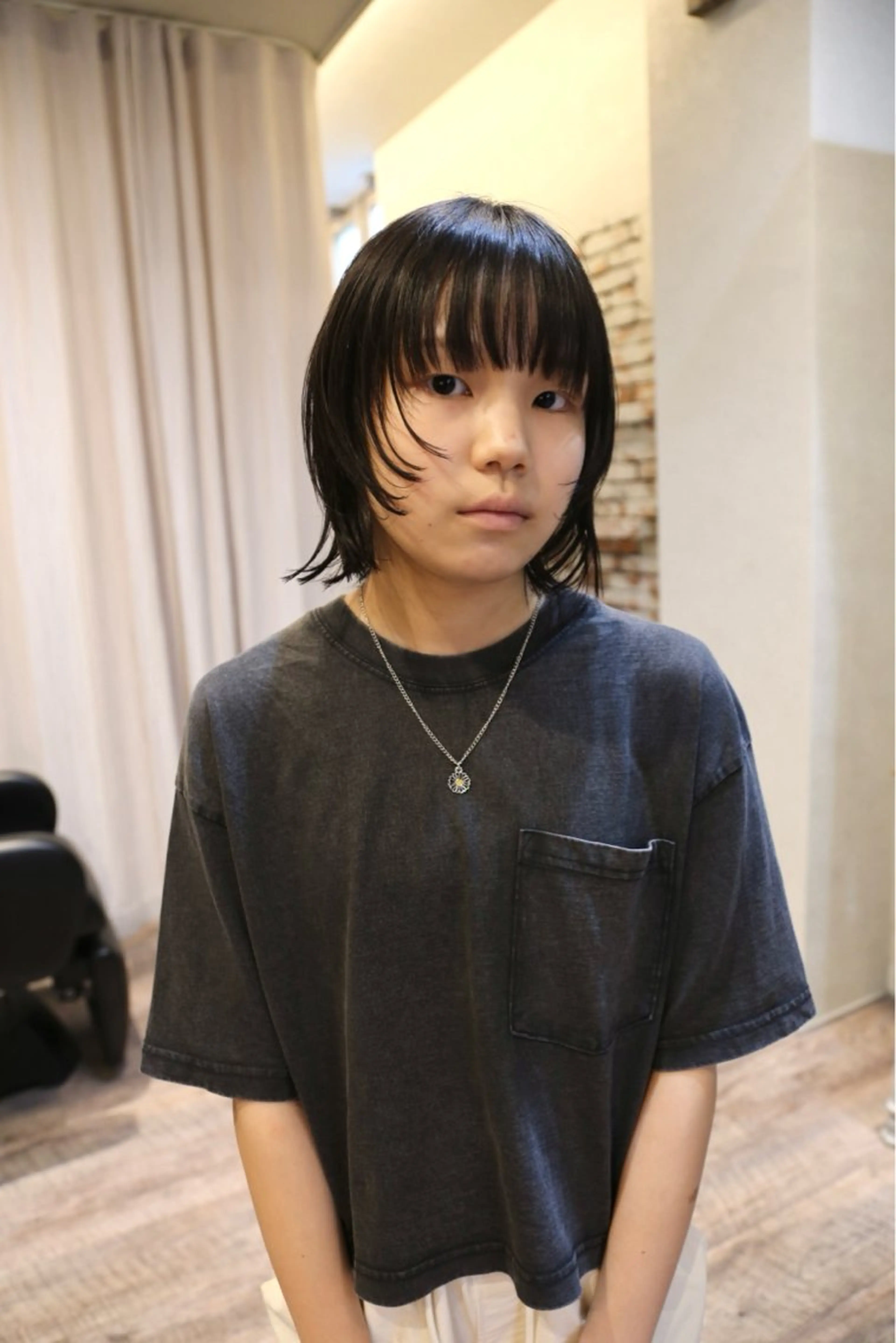 ショート カット デザインパーマ 藤田和樹のヘアスタイル