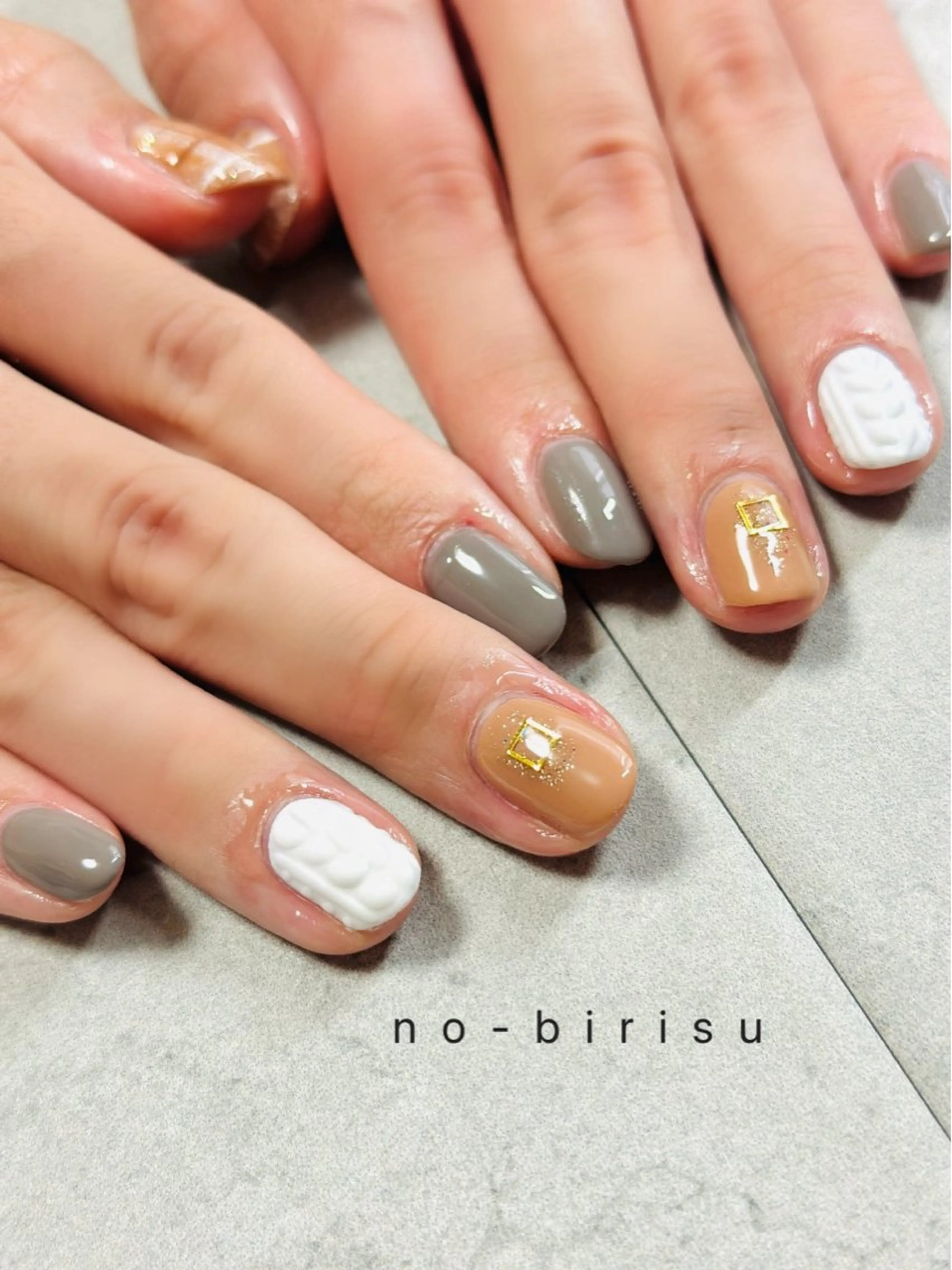 ネイル ハンドネイル no-birisu nailのネイルデザイン