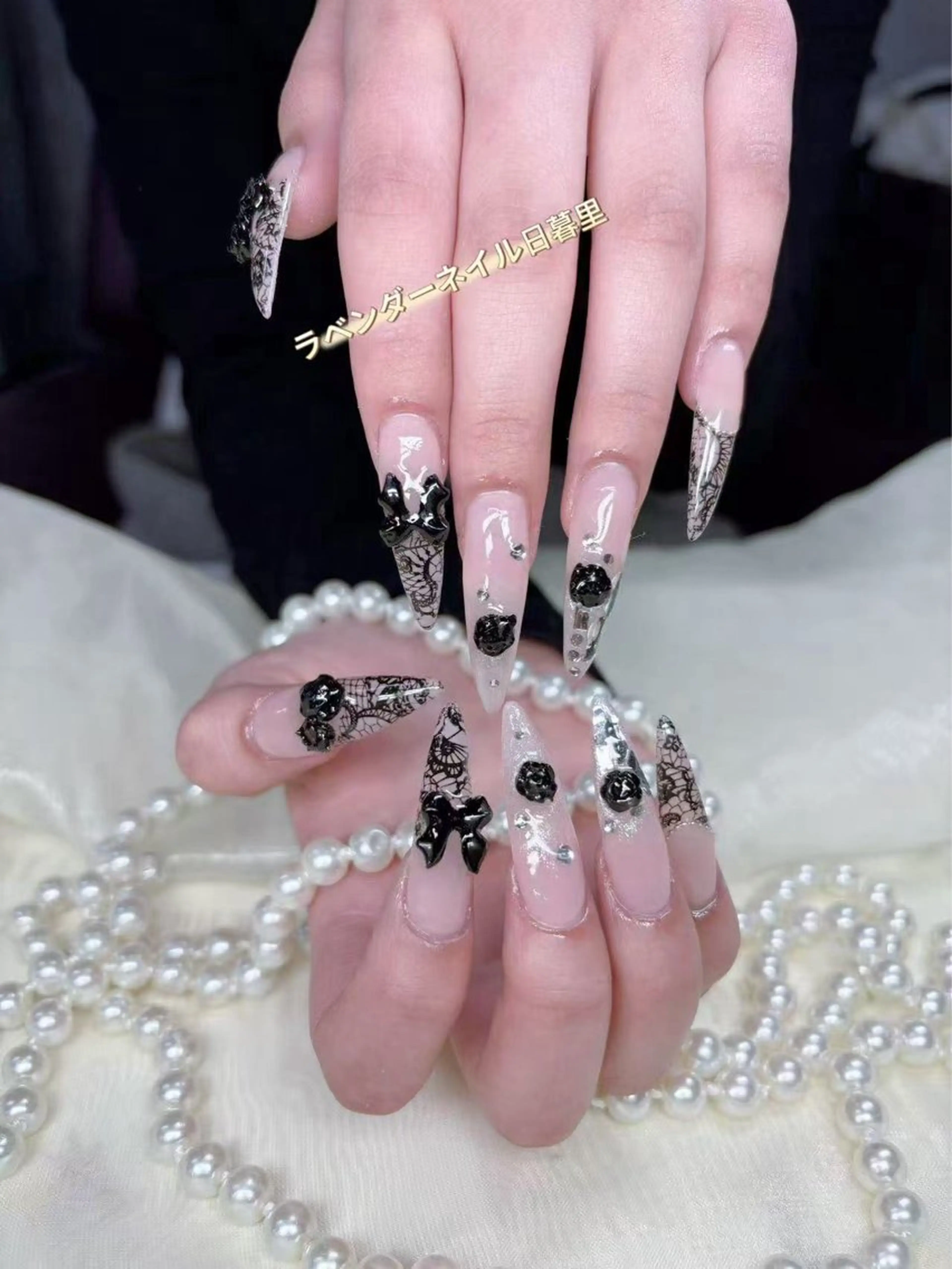 ネイル アートネイル オーロラネイル グラデーション ミラーネイル 持ち込み ラベンダー💖日暮里 ルル💖ネイルのネイルデザイン