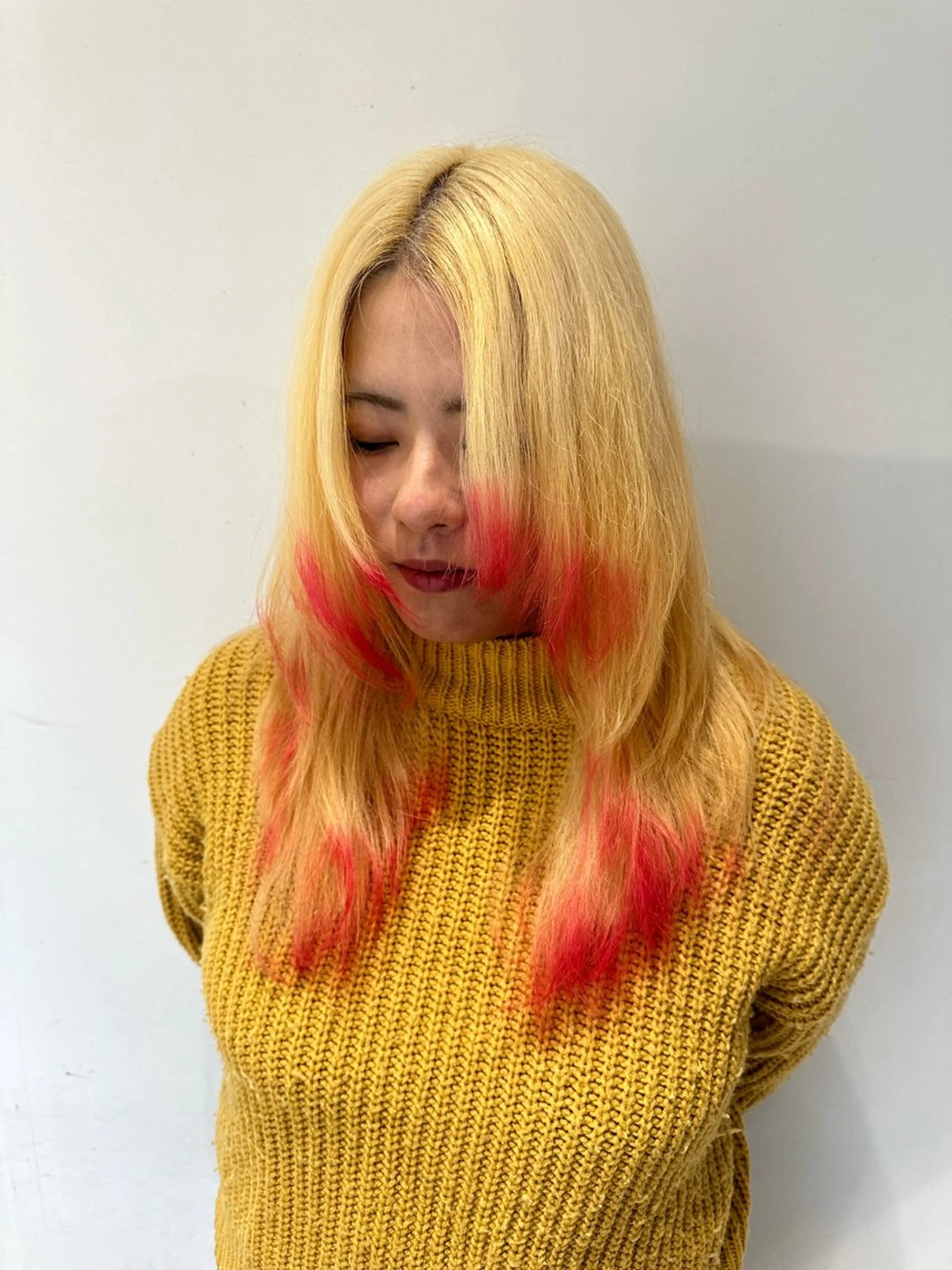 カラー ヘアカラー Maria 梅田/デザインカラーのヘアスタイル