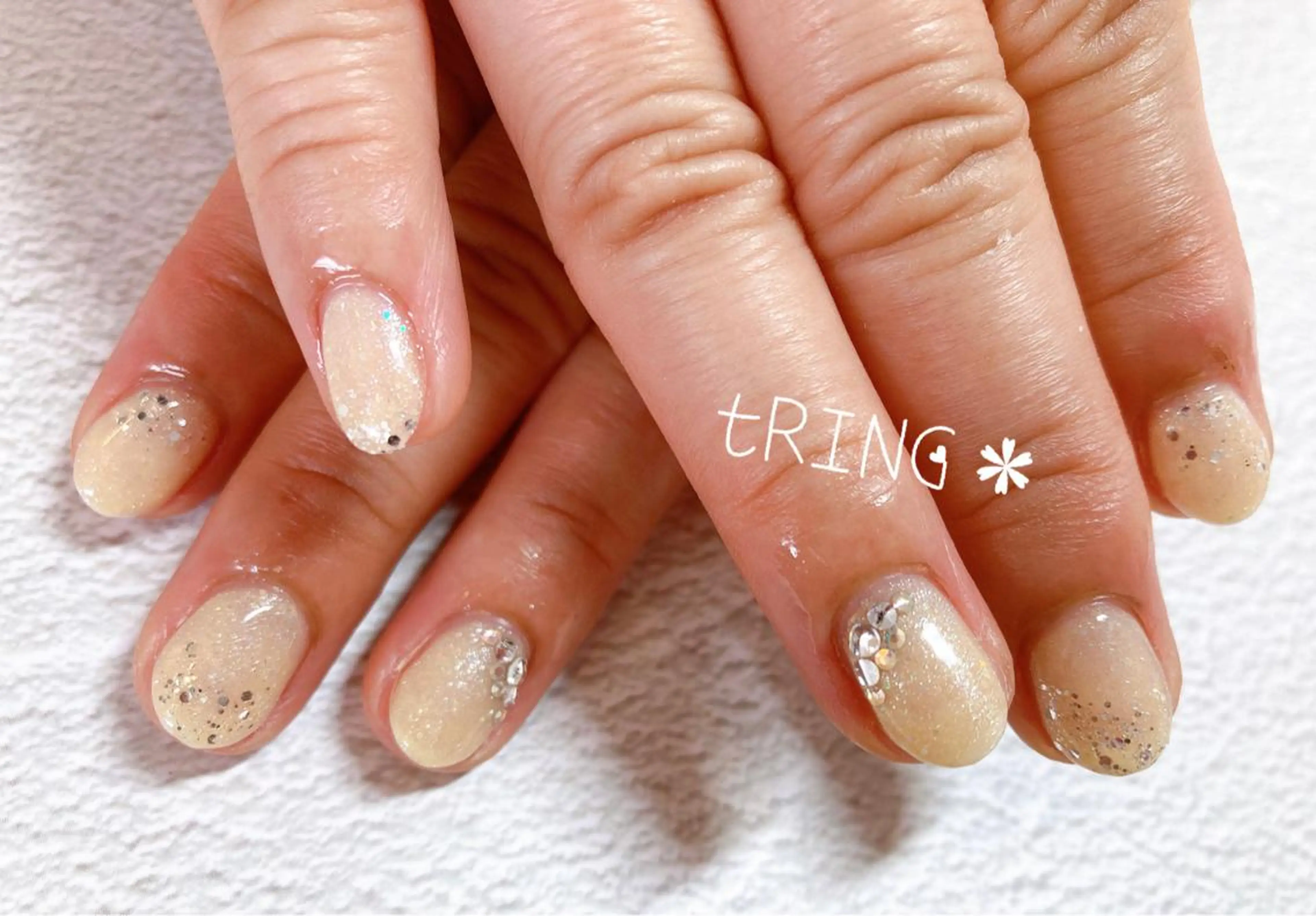 ネイル ハンドネイル tRING＊ しいの木台のネイルデザイン