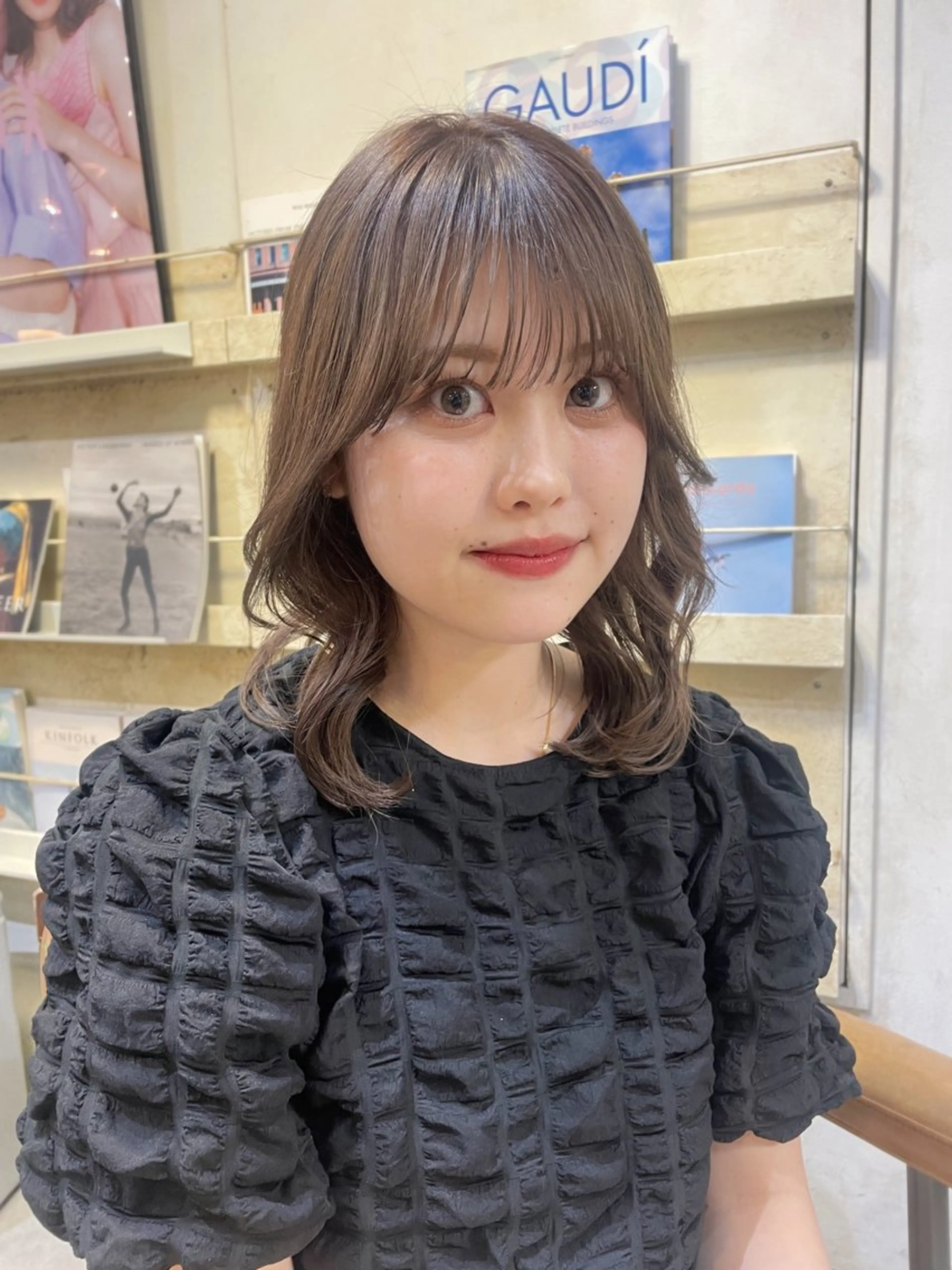 セミロング MINX青山店所属・結莉/ボブ/ 縮毛矯正のヘアスタイル