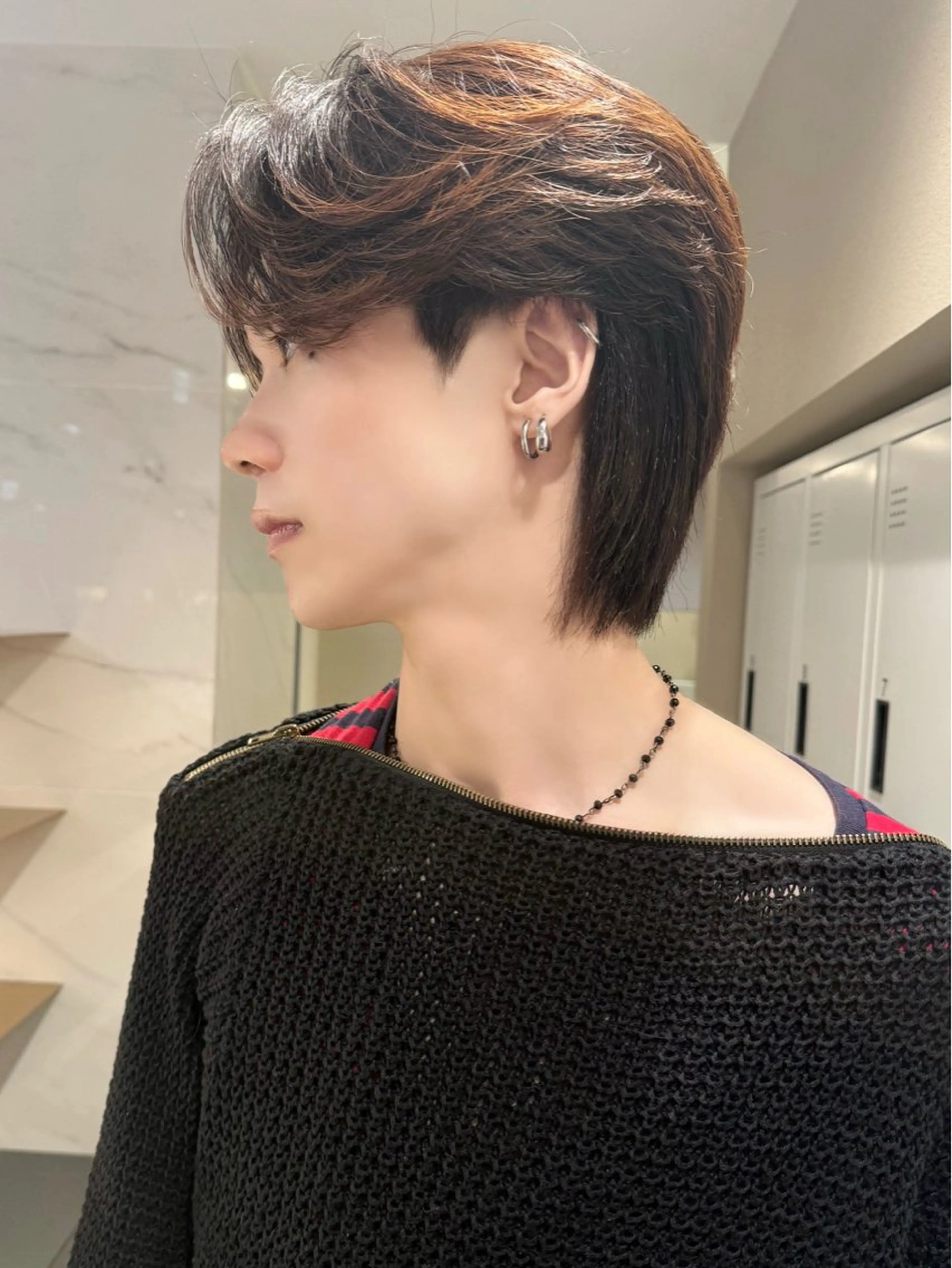 メンズ カット パーマ grace by afloat梅田店所属・あかね 丸のヘアスタイル