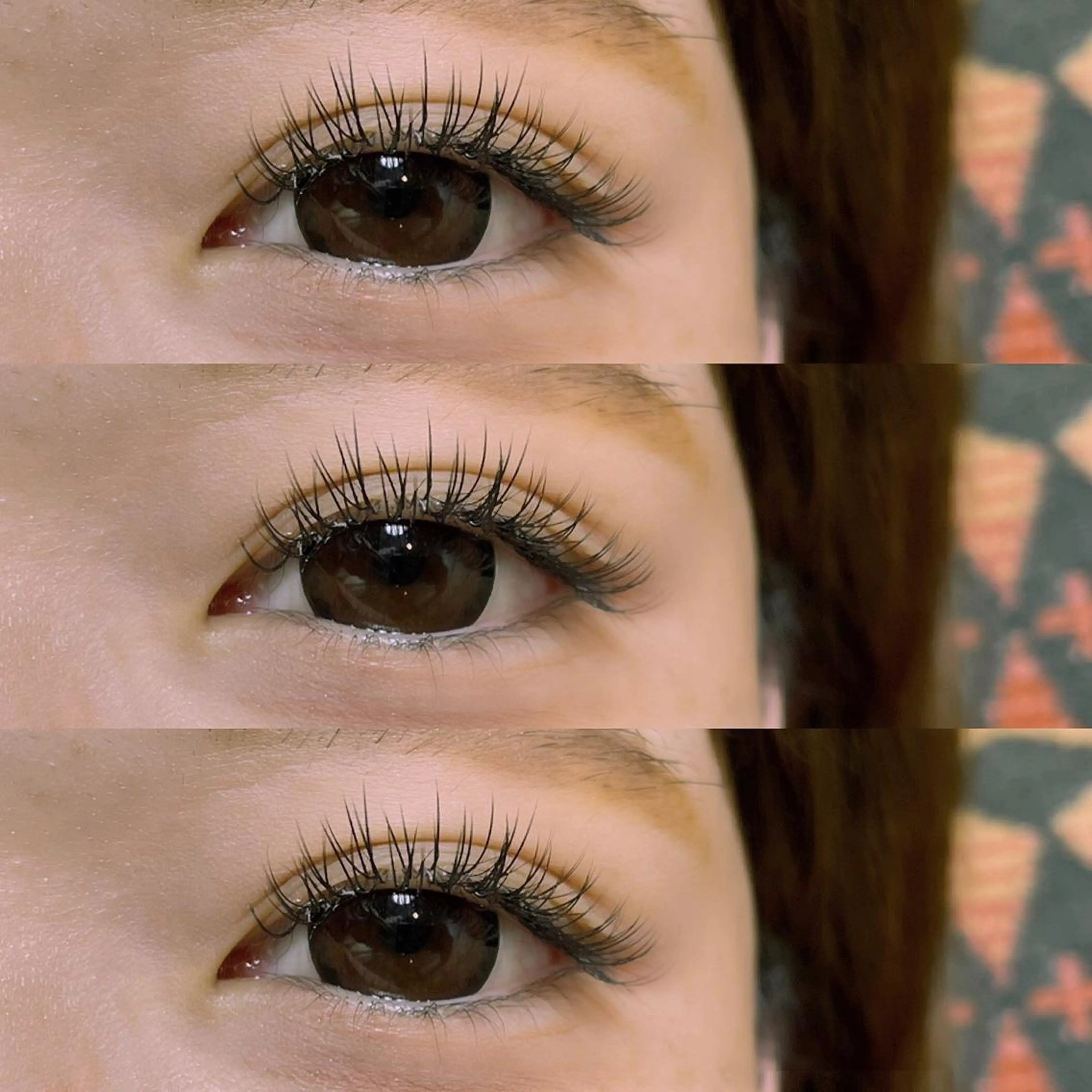 マツエク・マツパ Cカール フラットラッシュ muk.所属・muk.🌙eye .SAAYA🎀のマツエク・マツパデザイン