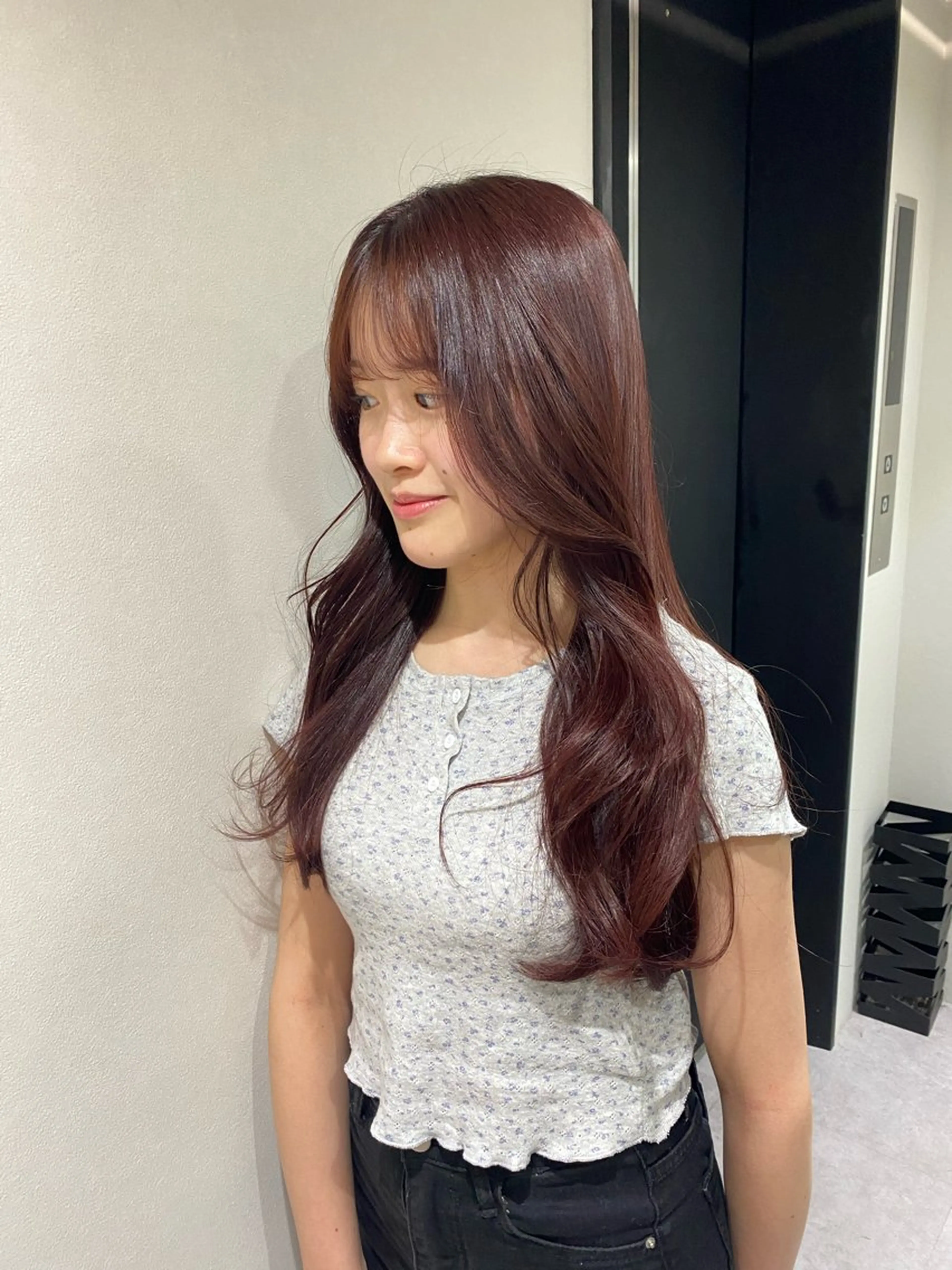 ロング カラー カット ヘアカラー トリートメント 艶髪/縮毛矯正/ Core mikuaのヘアスタイル