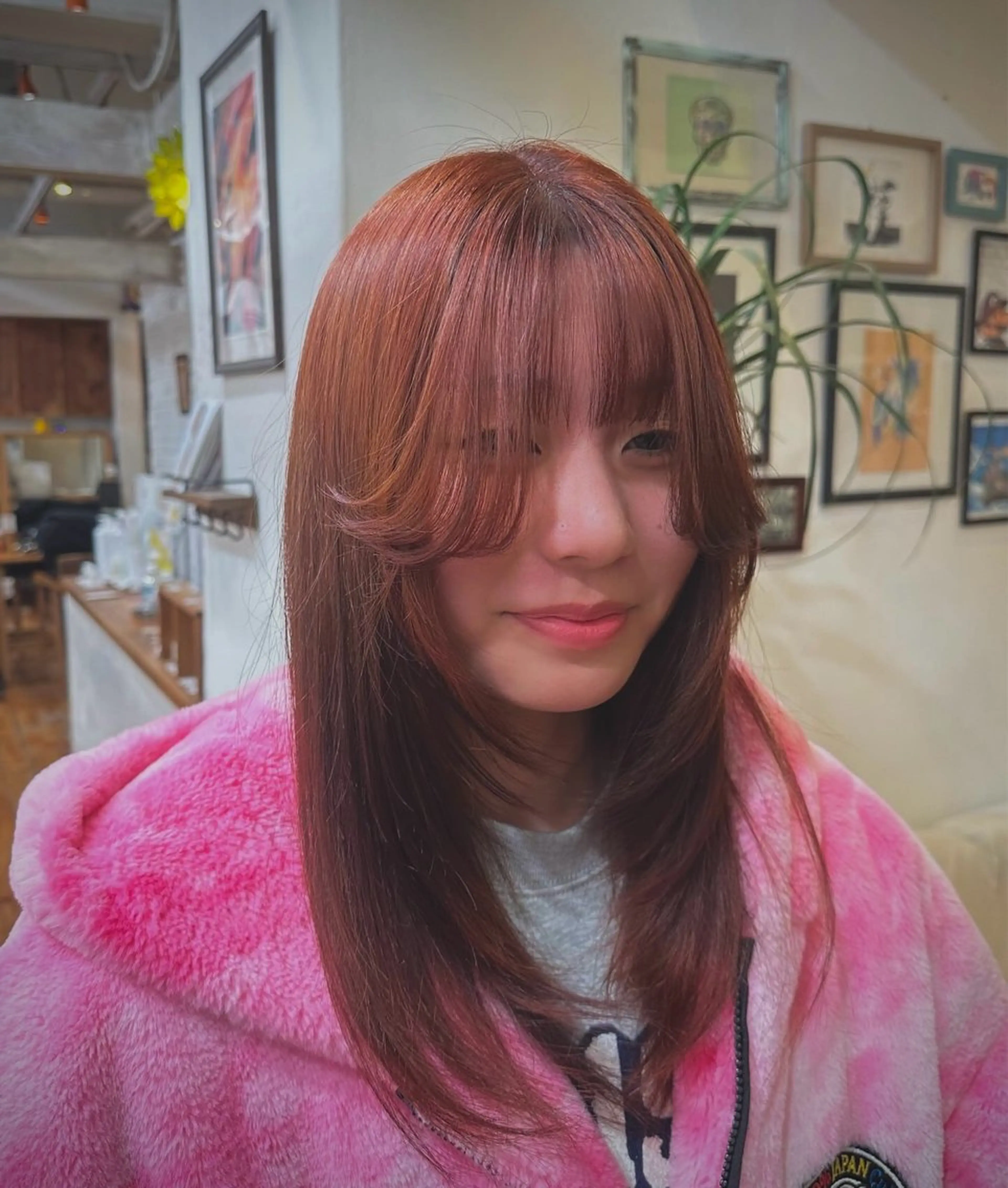 ミディアム カラー カット ヘアカラー トリートメント KAKERU/ボブ/ ショート/パーマ🌱のヘアスタイル