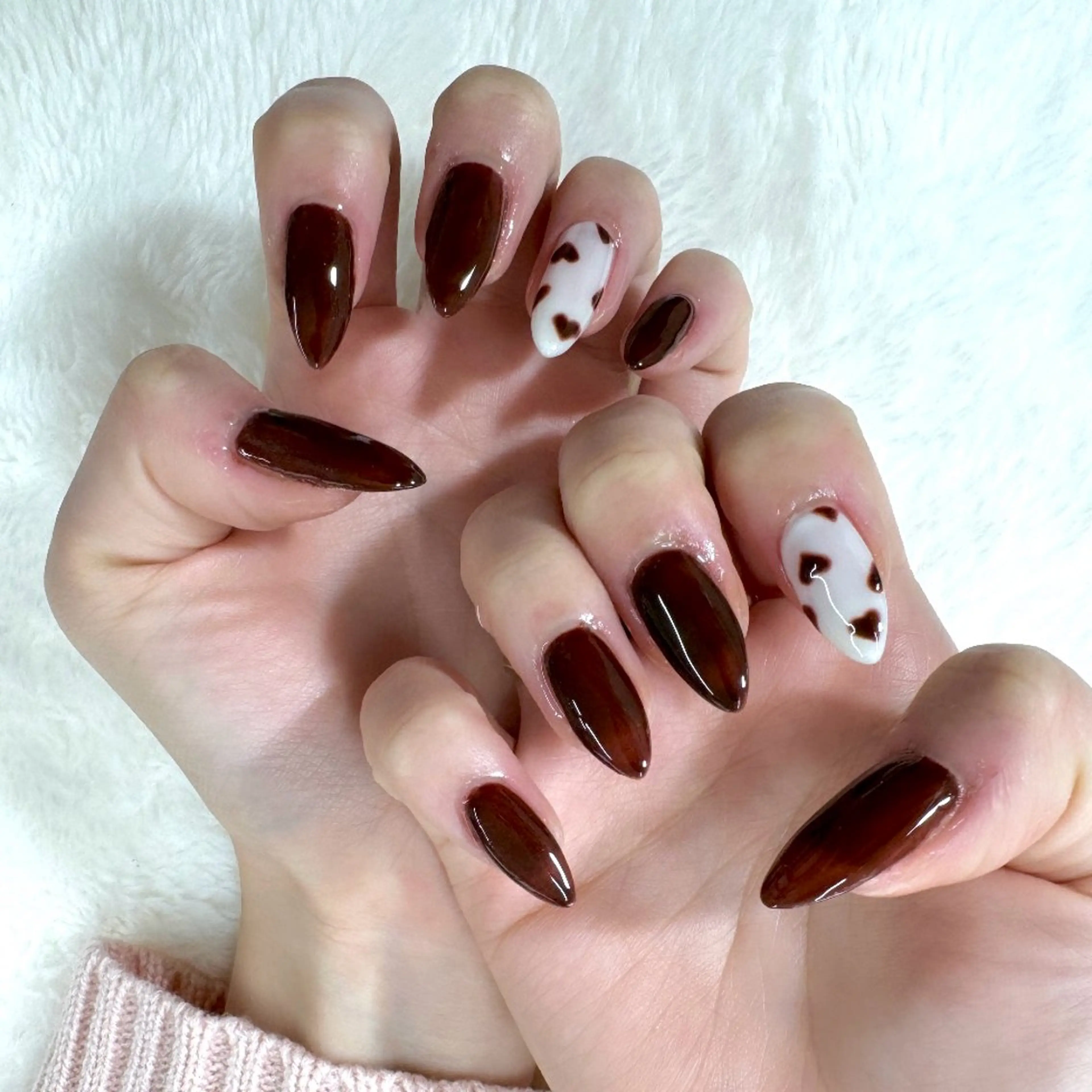 ネイル ブラウン private nail salon ODD所属・Private Salon ODDのネイルデザイン