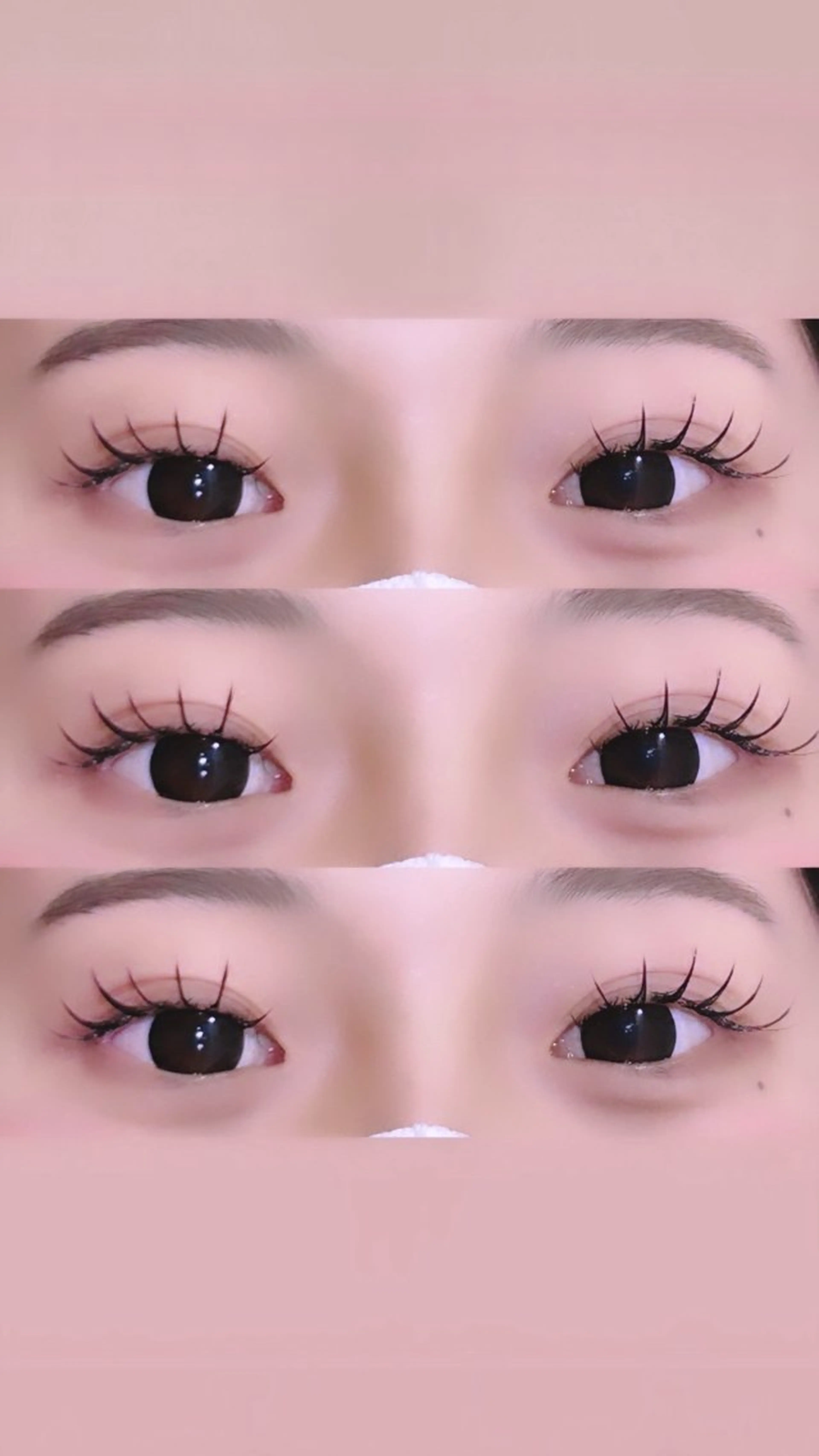 マツエク・マツパ 束感まつ毛 EYELA MANAMI 💞のマツエク・マツパデザイン