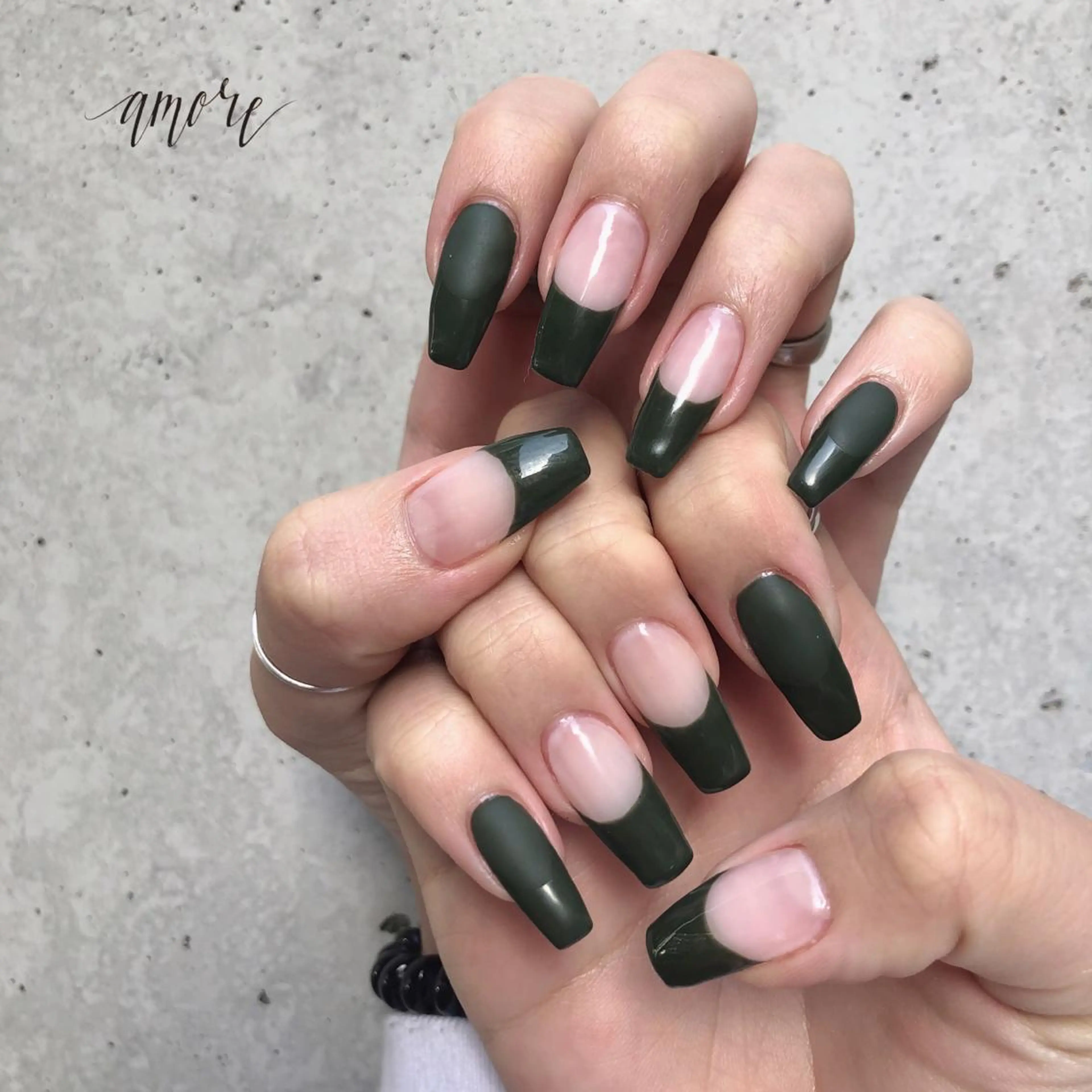 ネイル フレンチネイル ジェルネイル マットネイル ニュアンスネイル 春ネイル ハンドネイル ハンドケア You kyehwaのネイルデザイン