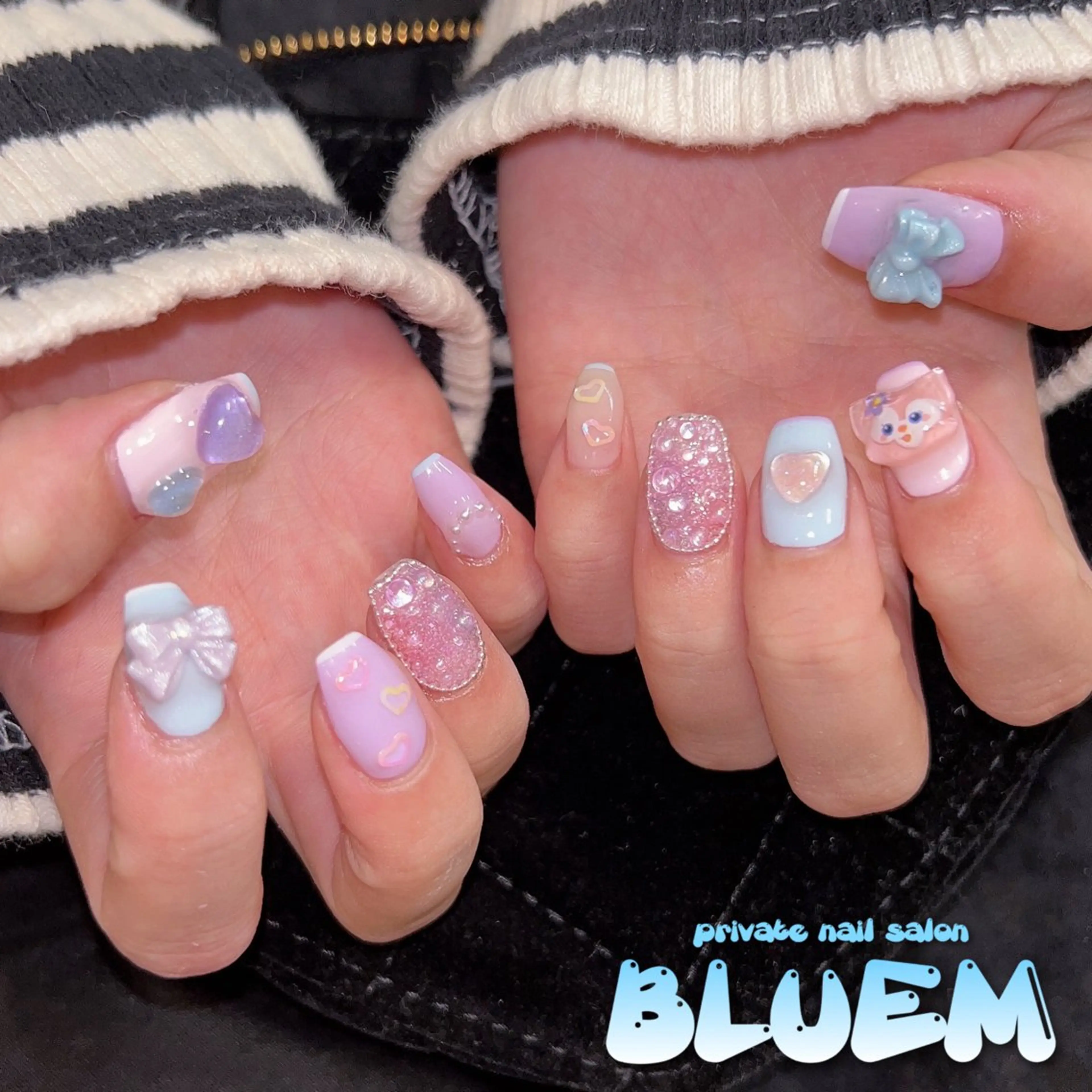 ネイル ハンドネイル BLUEM なな🐶のネイルデザイン