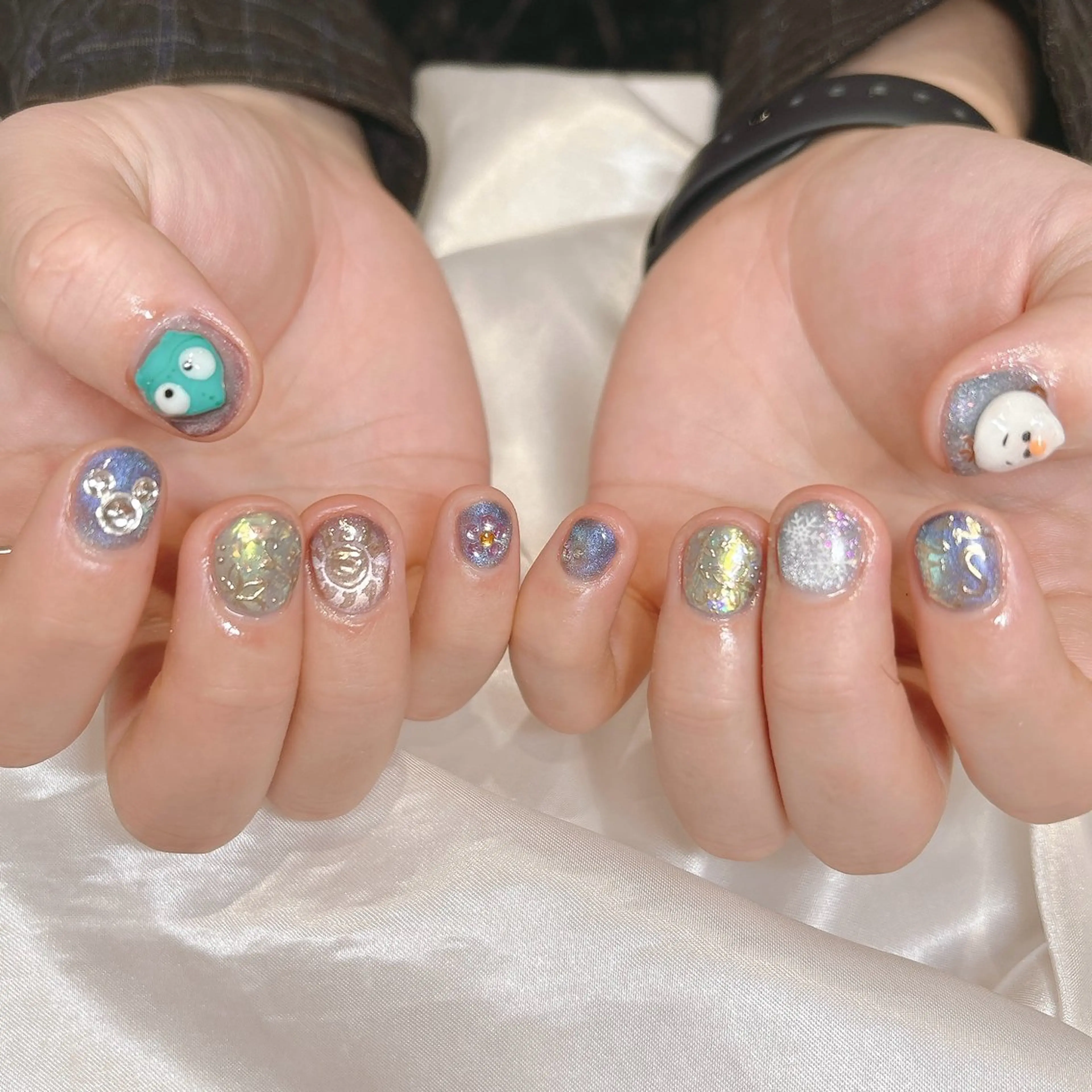 ネイル ハンドネイル junna のぞいてねのネイルデザイン