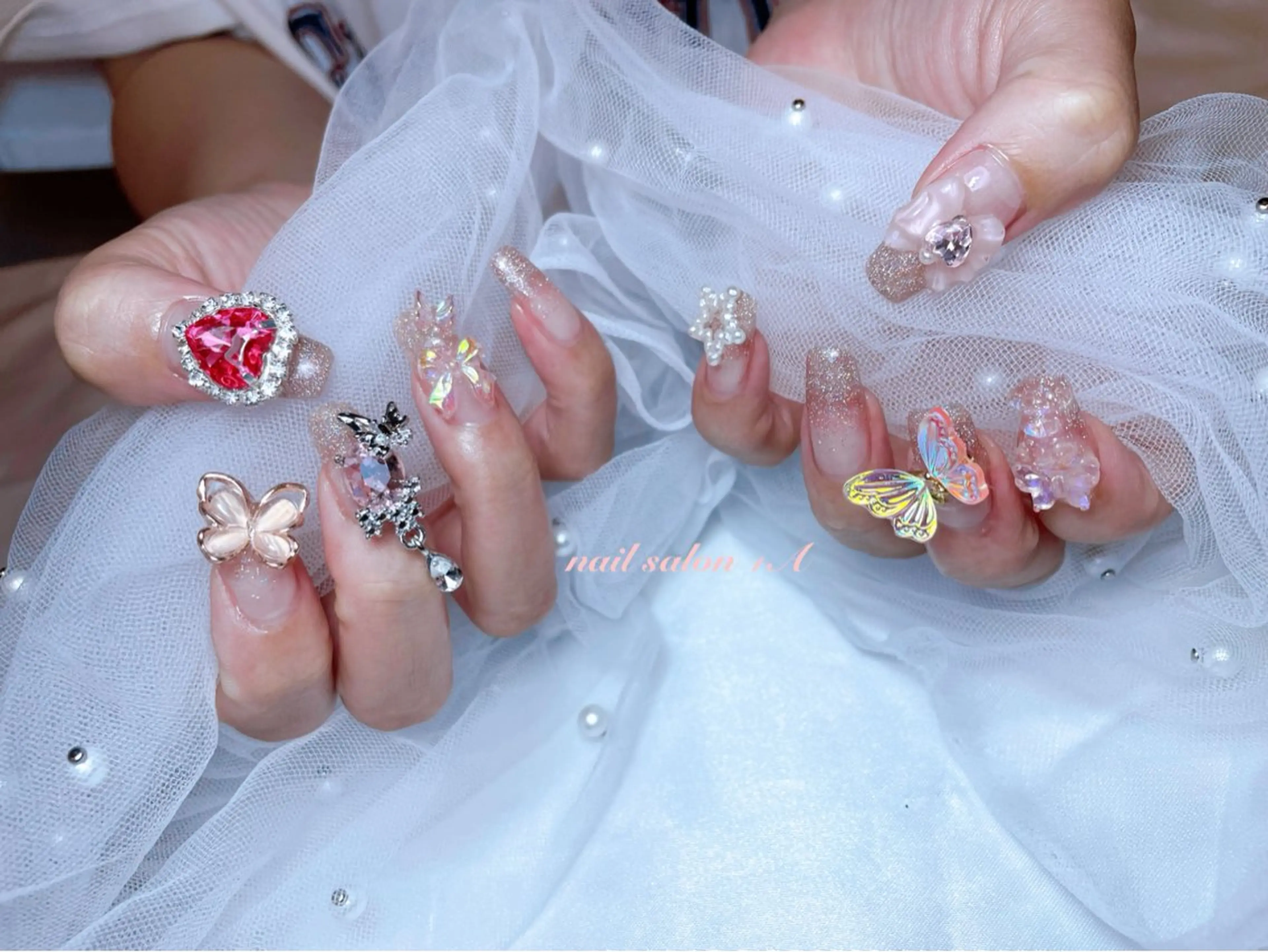 セミロング ハンドネイル nail salon +A所属・Nail Salon +Aのネイルデザイン